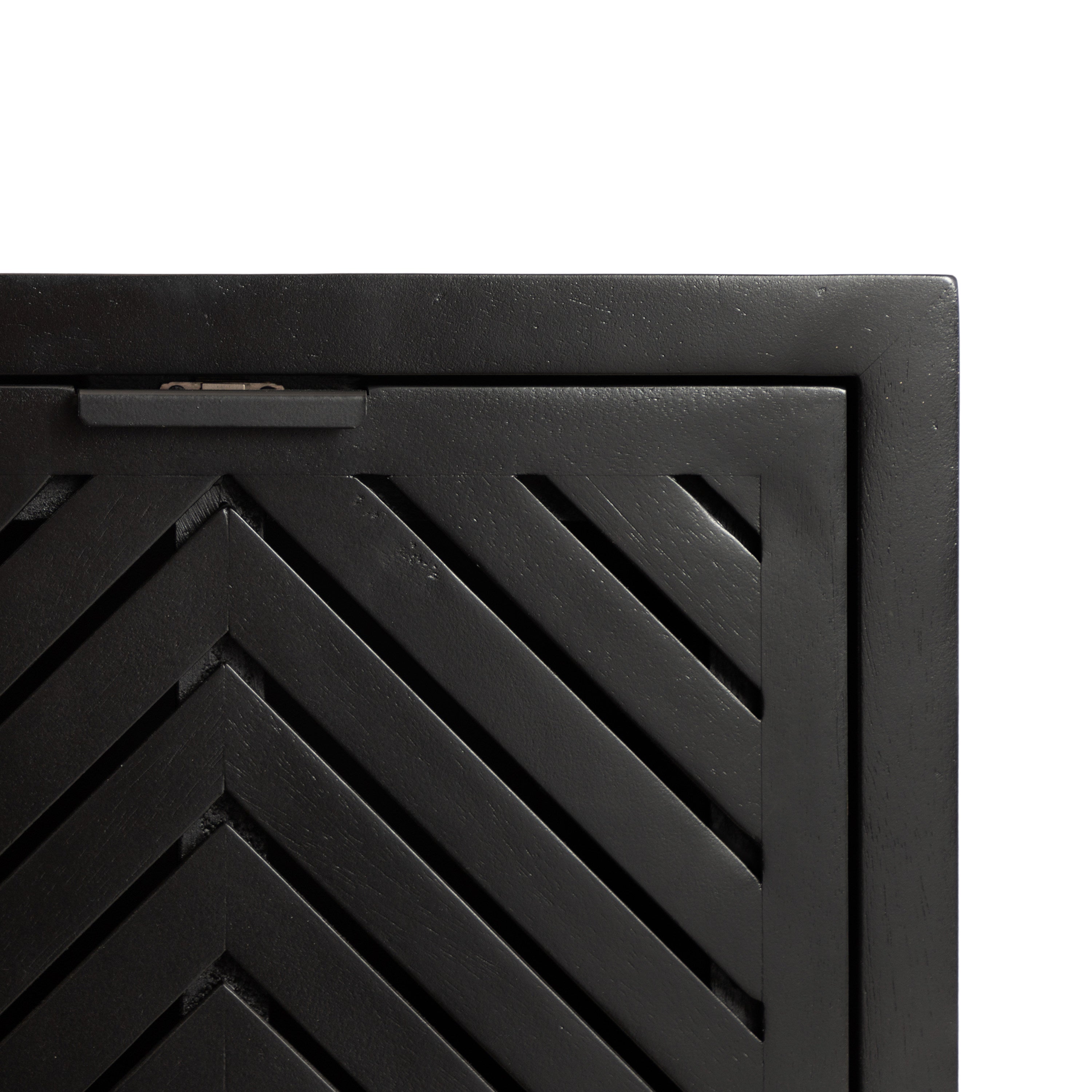 Floating Side Table Black 16x10x12 3