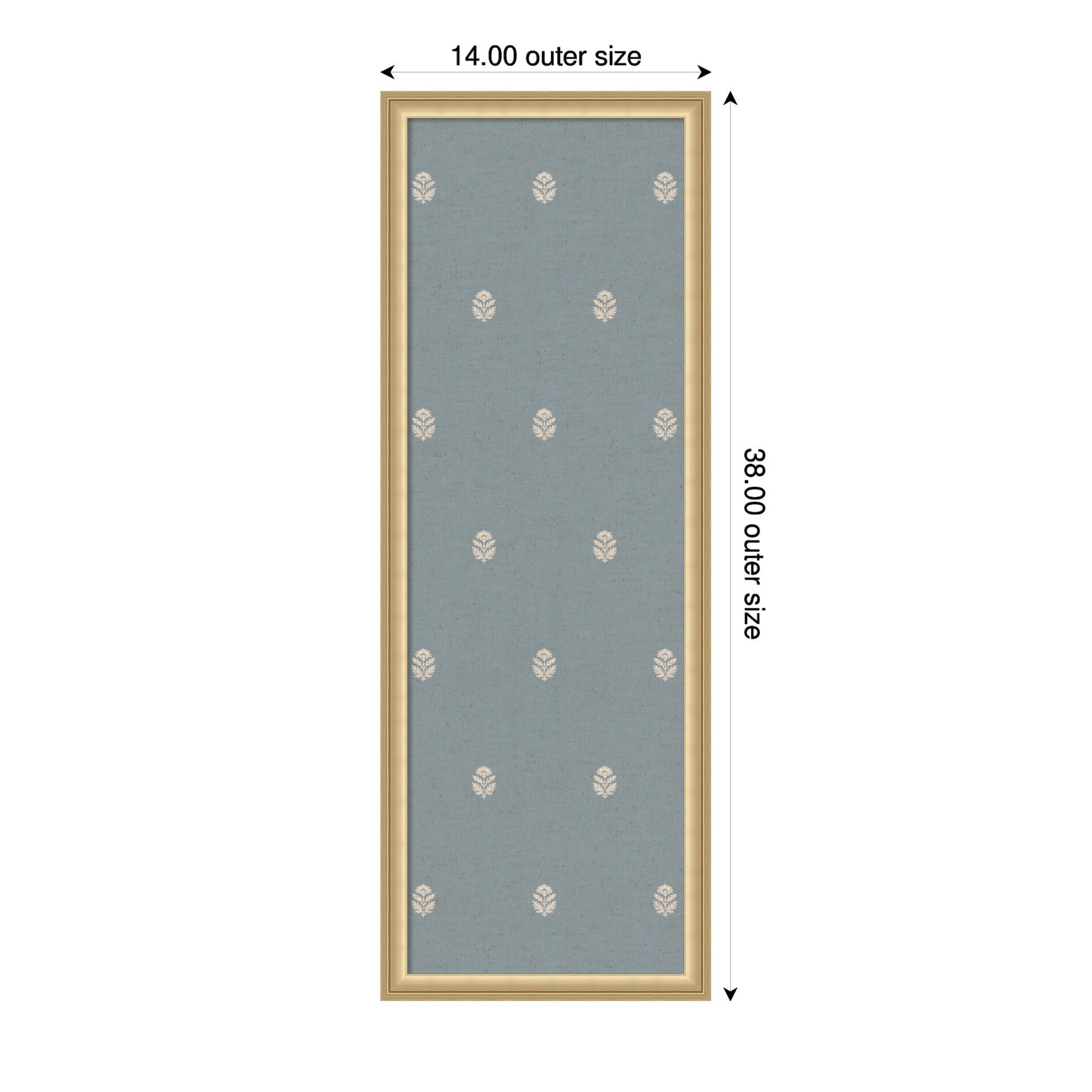 Magnetic Canvas 14x38 Florence Gold 2