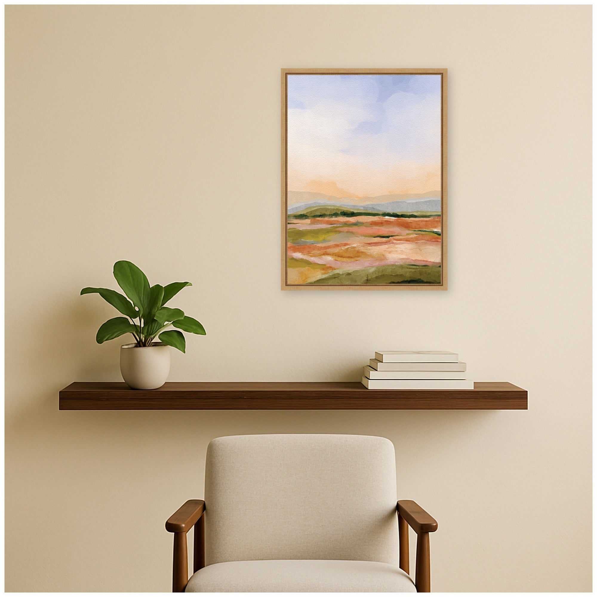 Framed Canvas 18x24 Sylvie Natural 6
