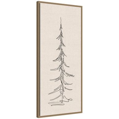Framed Canvas Sylvie Dark Gold 18x40 1