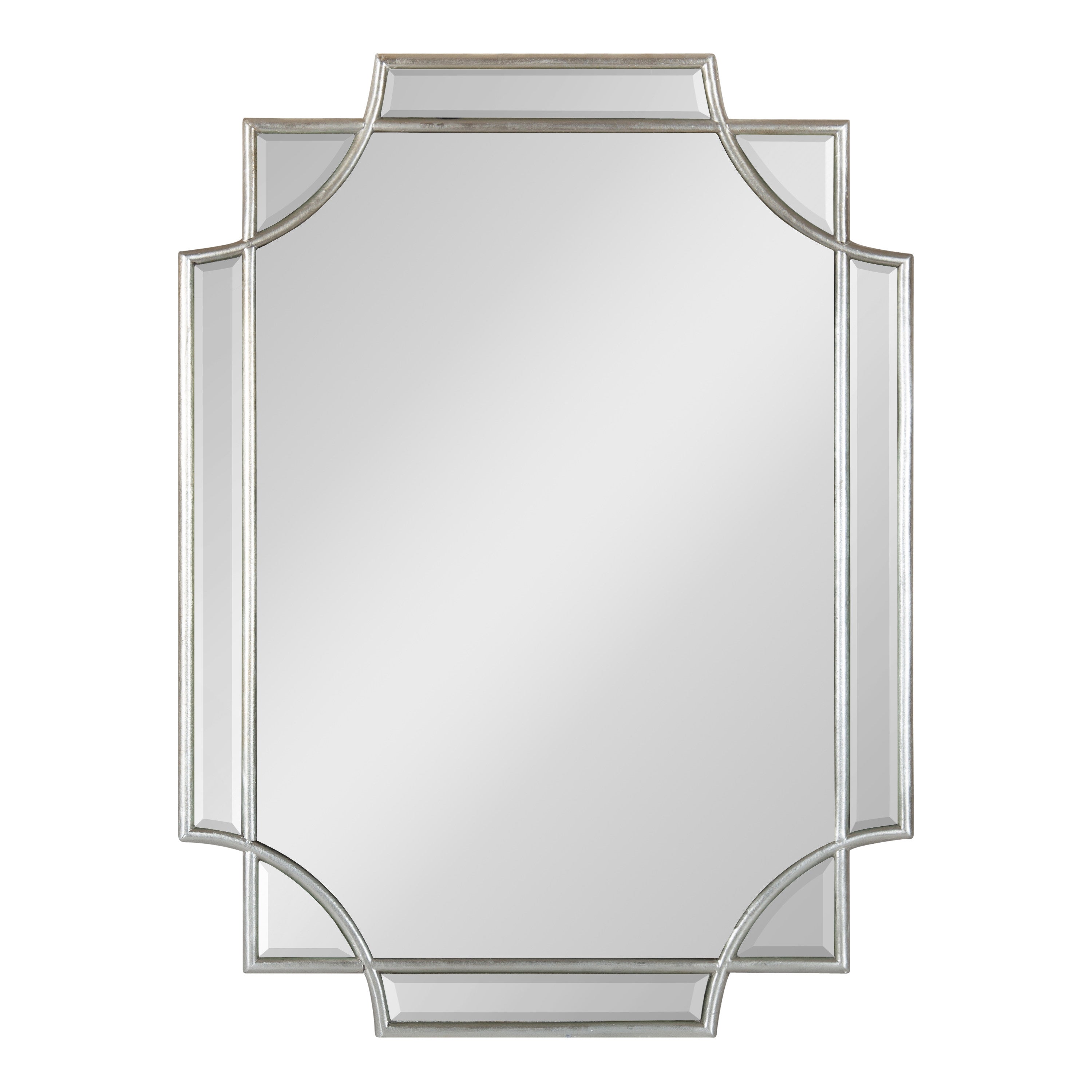 Scallop Mirror 18x24 Silver 2