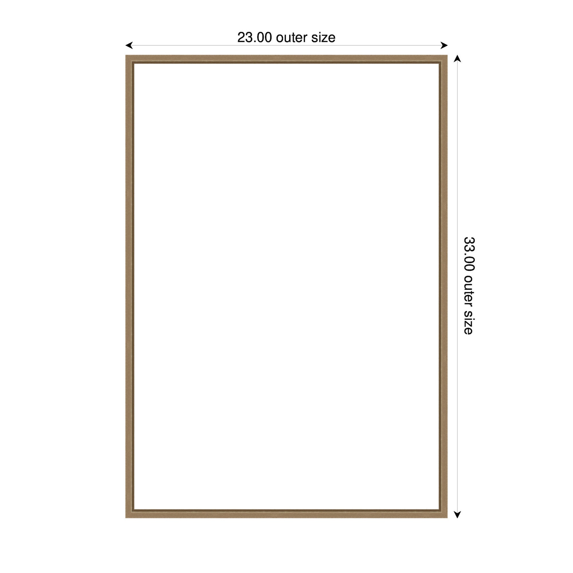 Art Set 3 Piece Set 23x33 Sylvie Dark Gold 2
