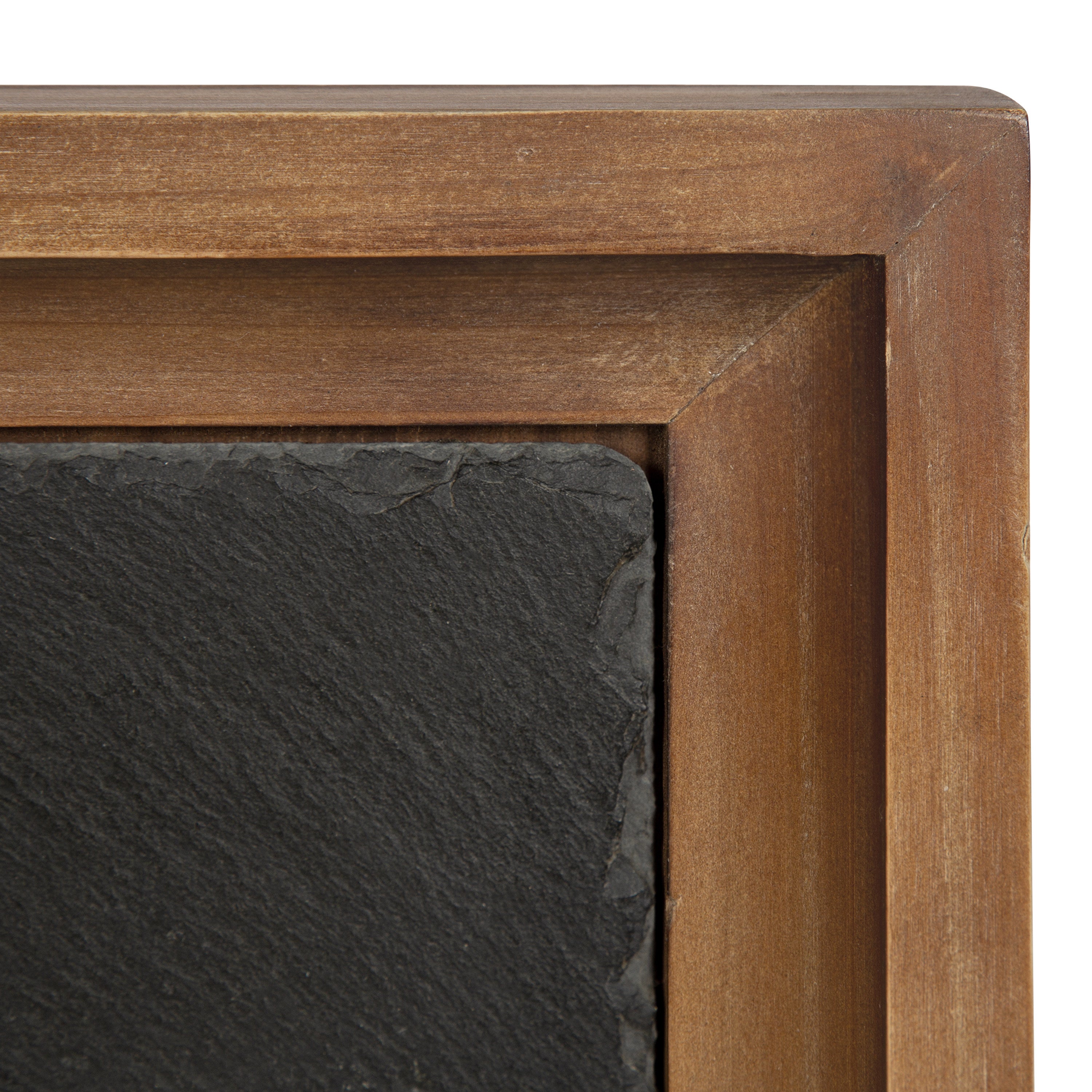 Macabe Wood and Iron Accent Table