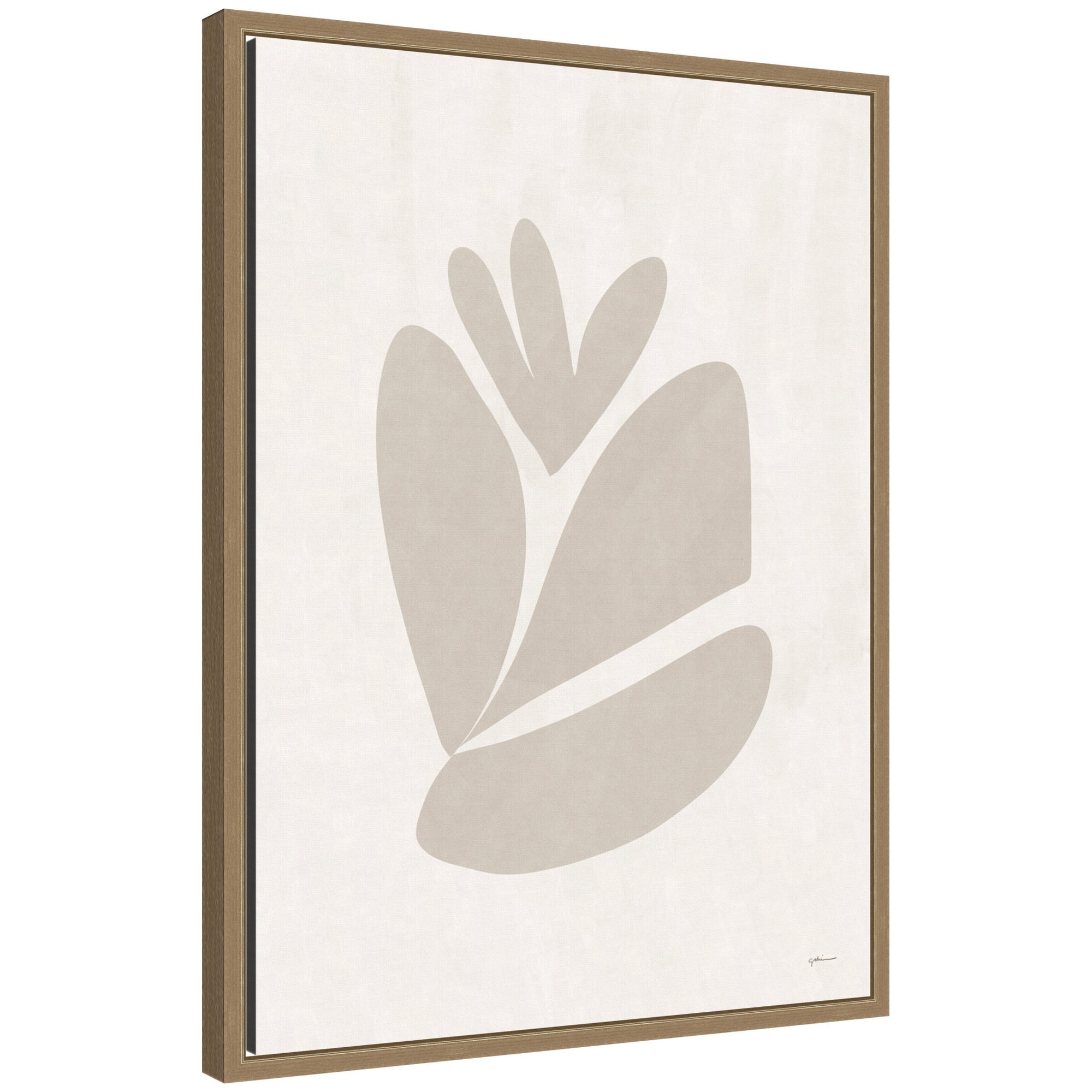 Framed Canvas 18x24 Sylvie Dark Gold 1
