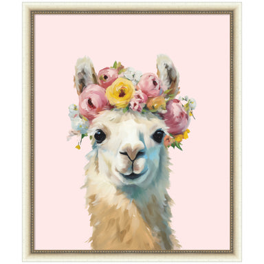 Mounted Canvas 22x26 Belmont Distress White 1