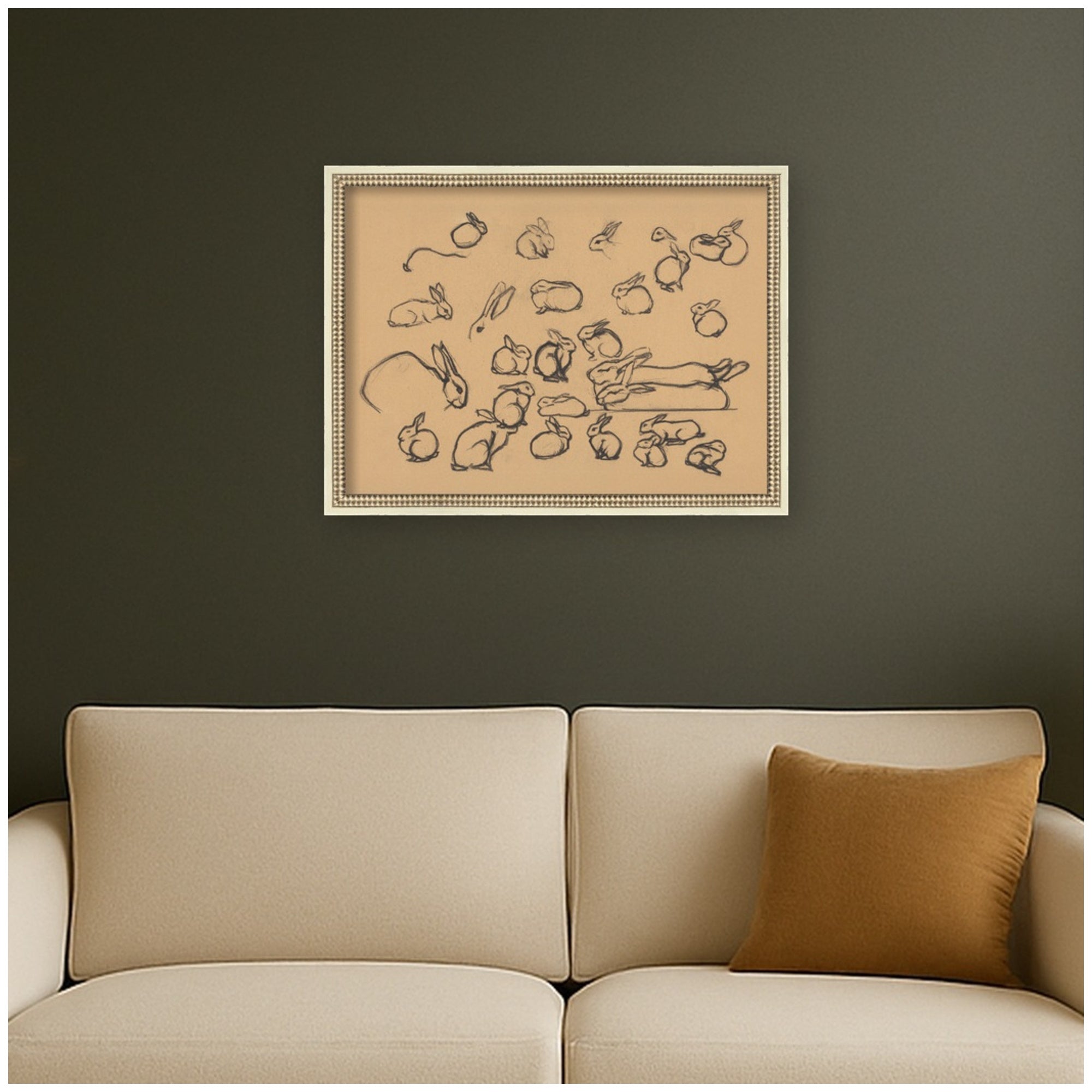 Mounted Canvas 26x20 Castellan Distressed White 7