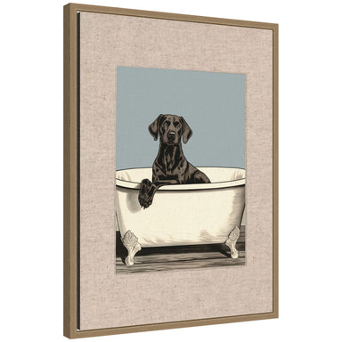 Framed Canvas 18x24 Sylvie Dark Gold 1