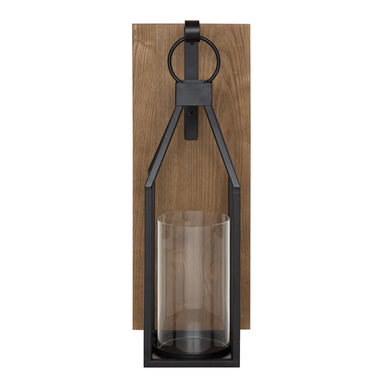 Wall Sconce Rustic Brown 7x18 2