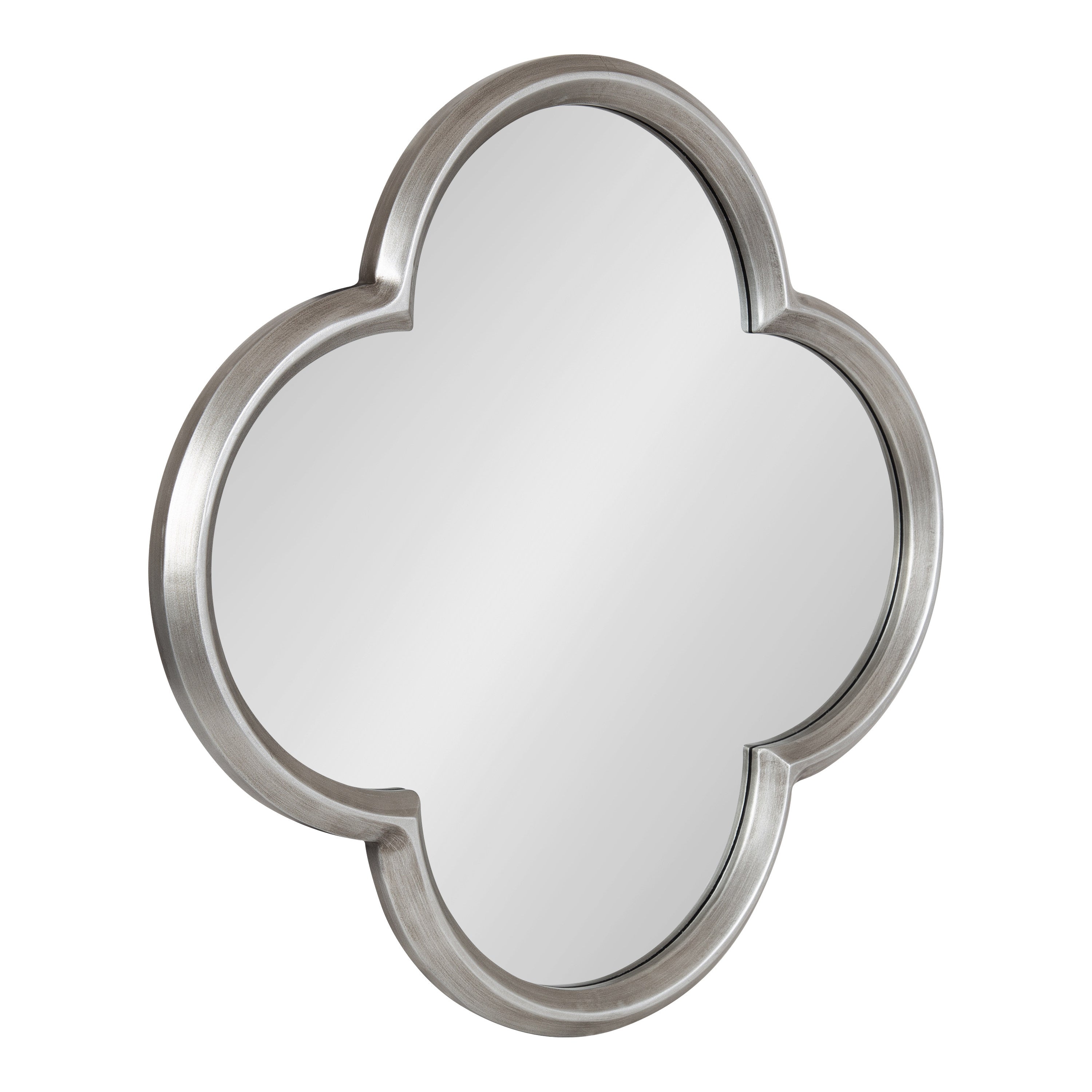 Scallop Mirror Silver 28x28 1