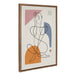 Framed Canvas Sylvie Dark Gold 23x33 2