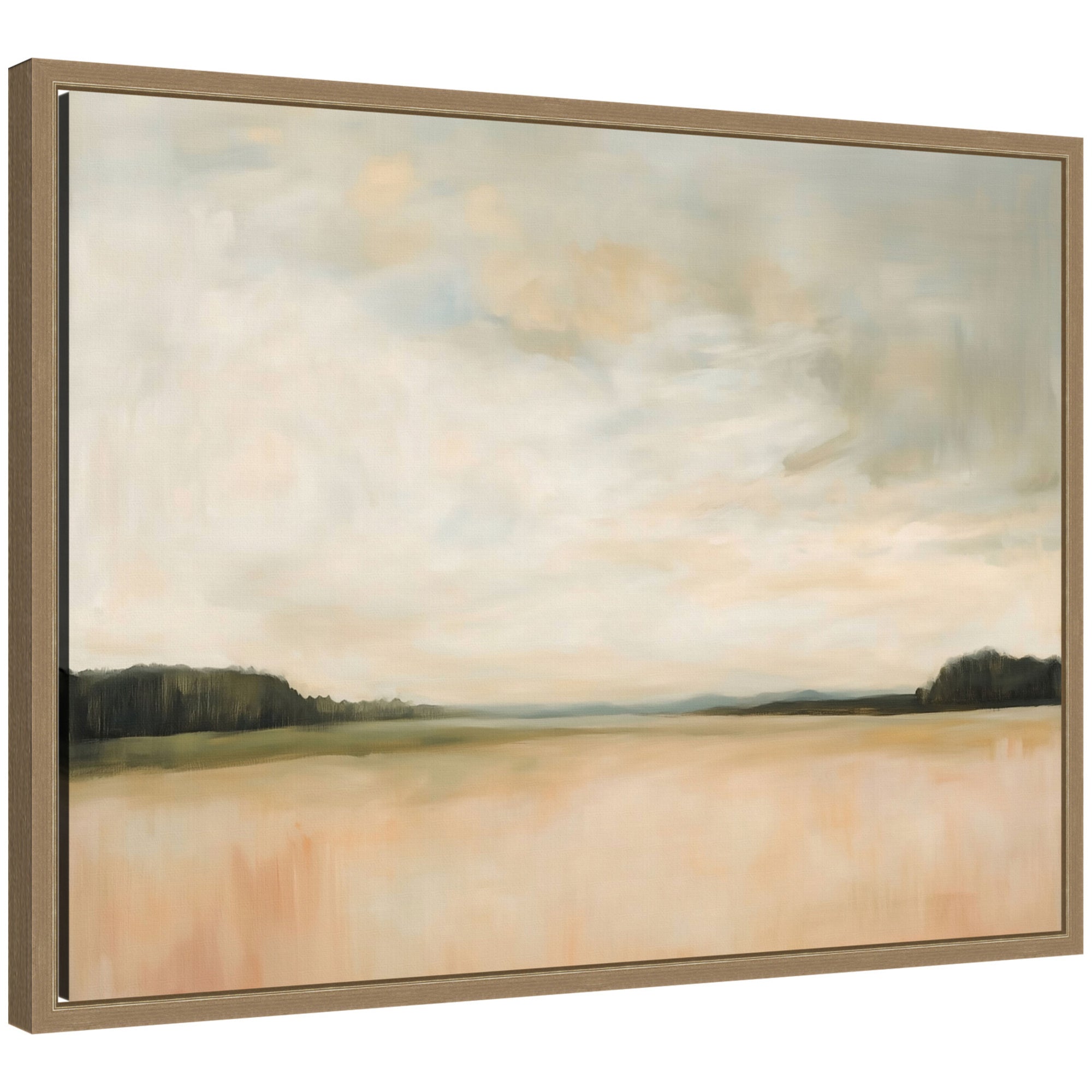 Framed Canvas 24x18 Sylvie Dark Gold 1