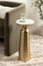 Drink Table White Gold 10x10x22 7