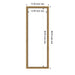 Dry Erase Board Castellan Gold 14x38 2