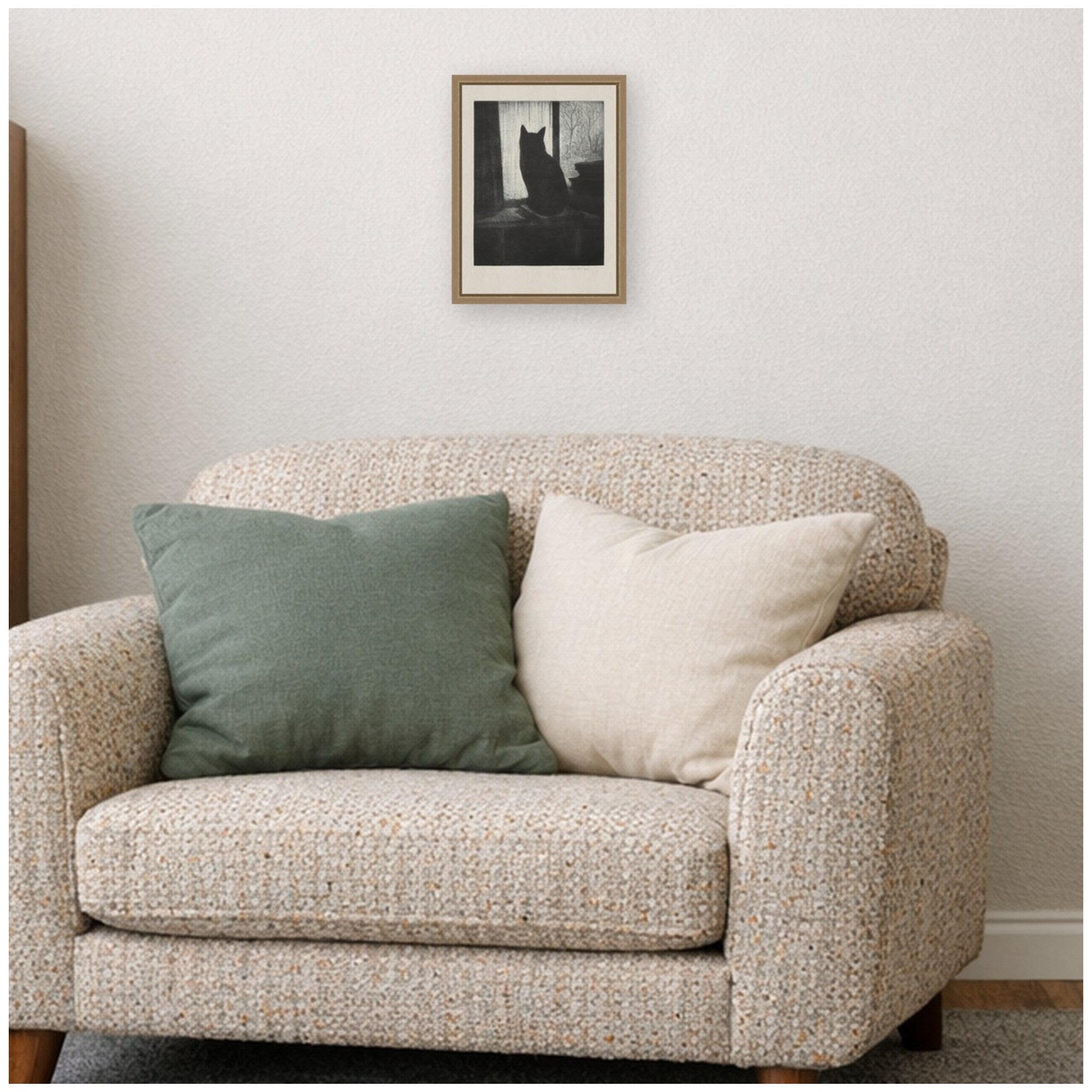 Framed Canvas 10x13 Sylvie Dark Gold 6