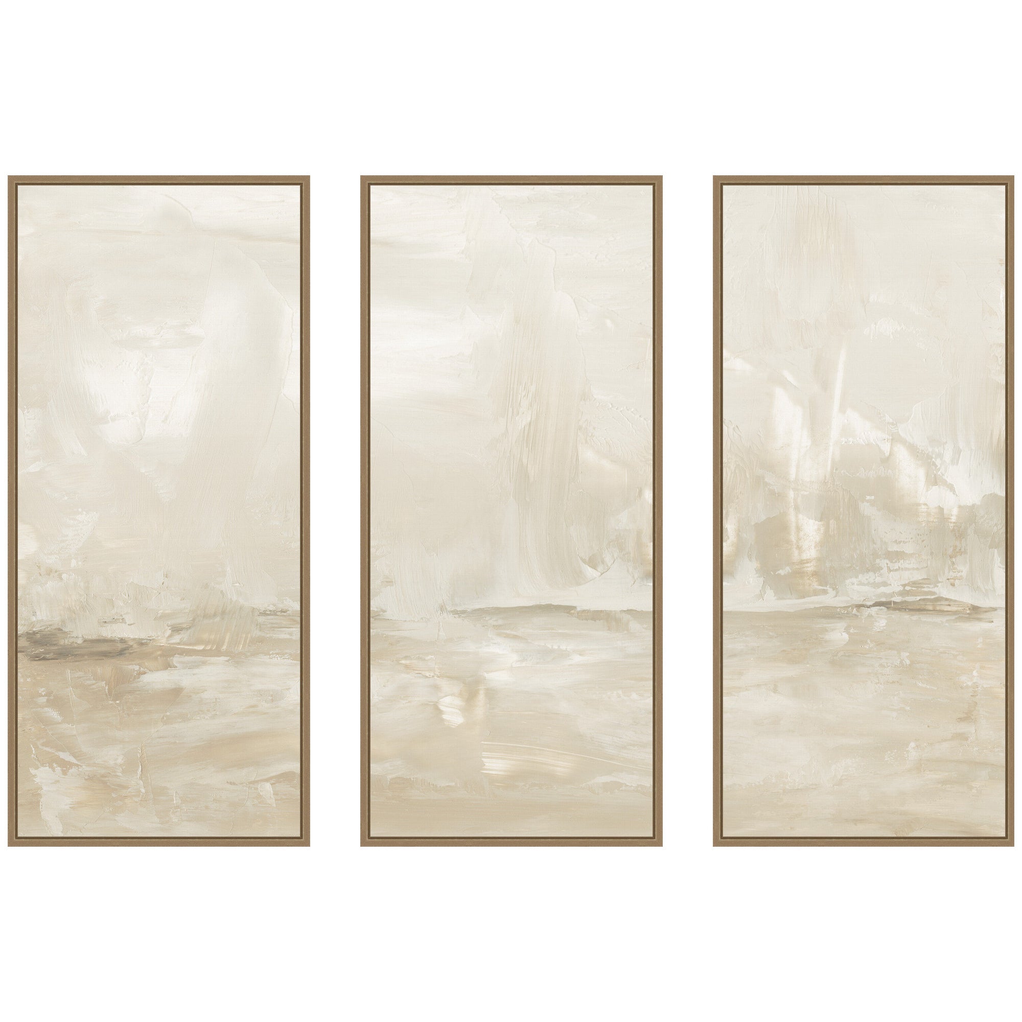 Art Set 3 Piece Set 18x40 Sylvie Dark Gold 1