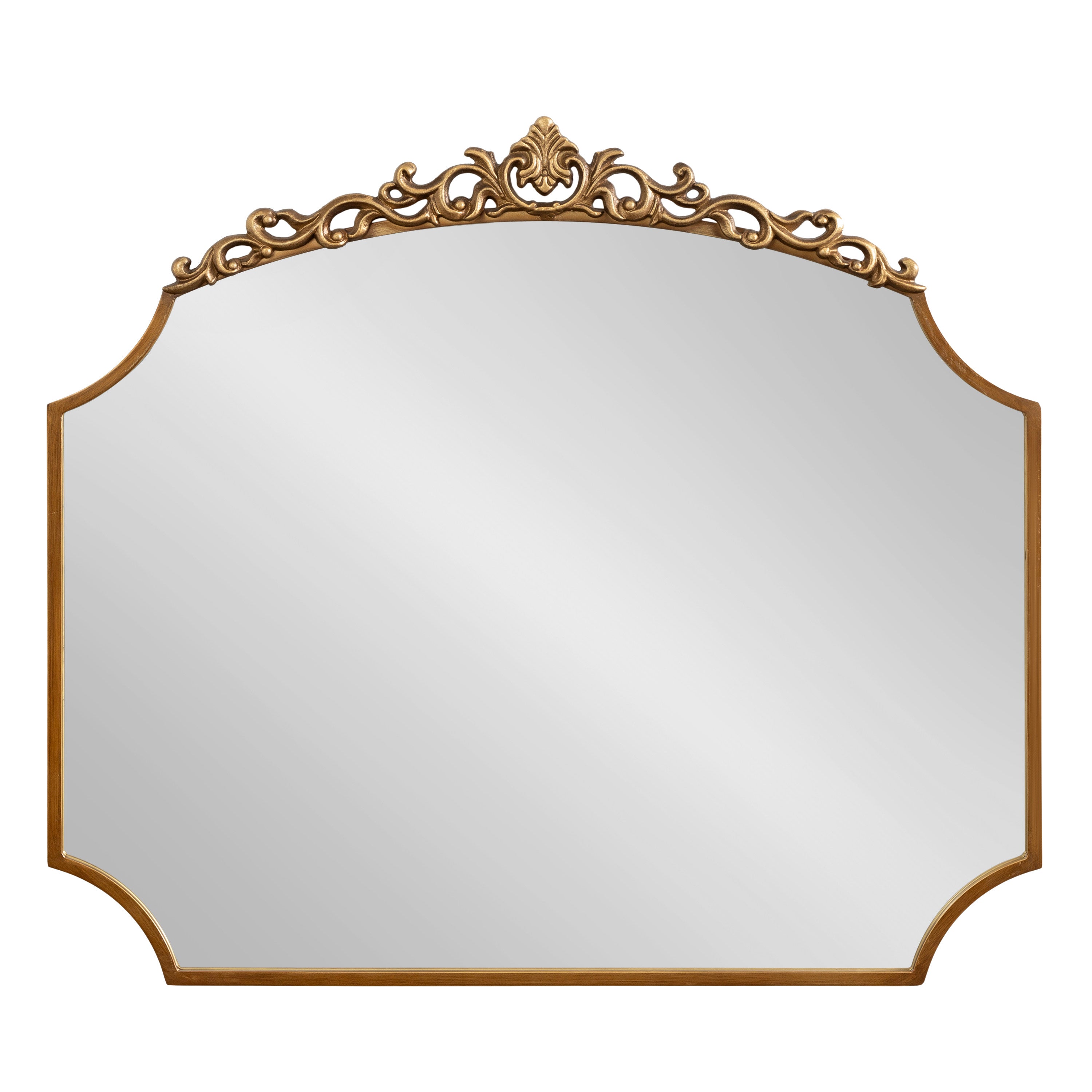 Scallop Mirror 36x32 Gold 5