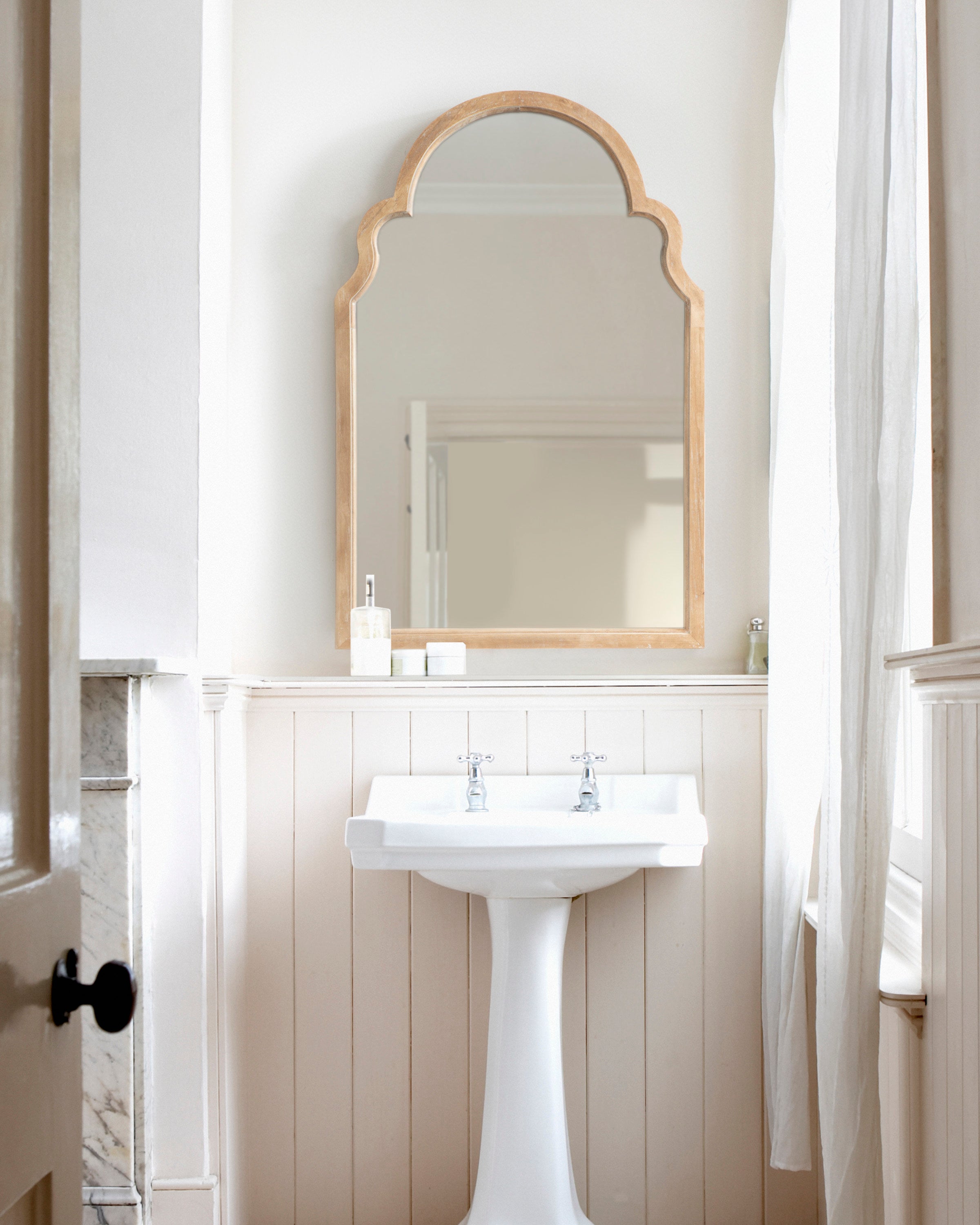 Arch Mirror Natural 24x36 7