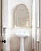 Arch Mirror Natural 24x36 7