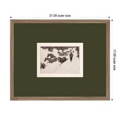 Framed Art Svelte Walnut 21x17 2