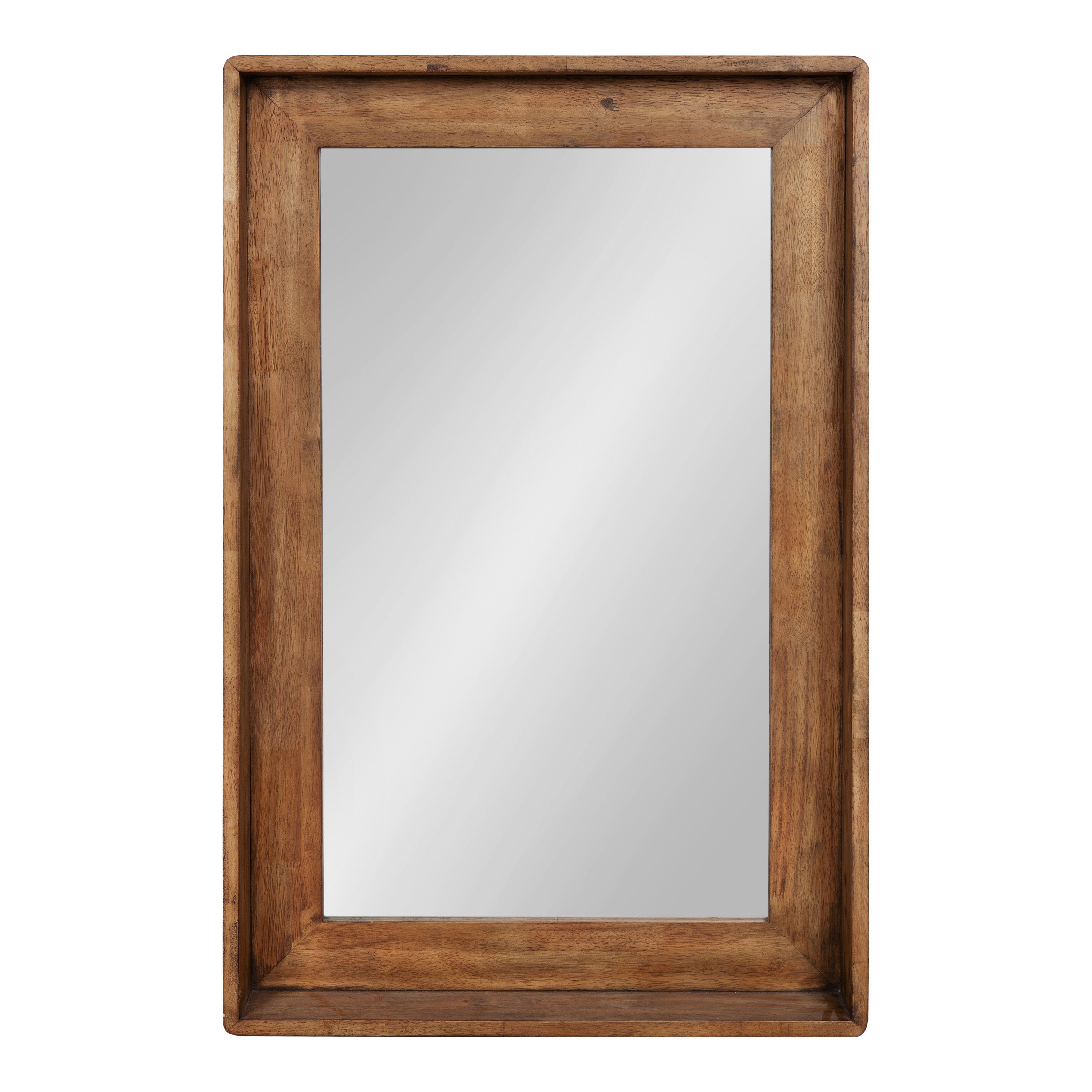 Basking Wall Mirror with Shelf