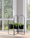 Freestanding Planter Black 31x7.5x30 5