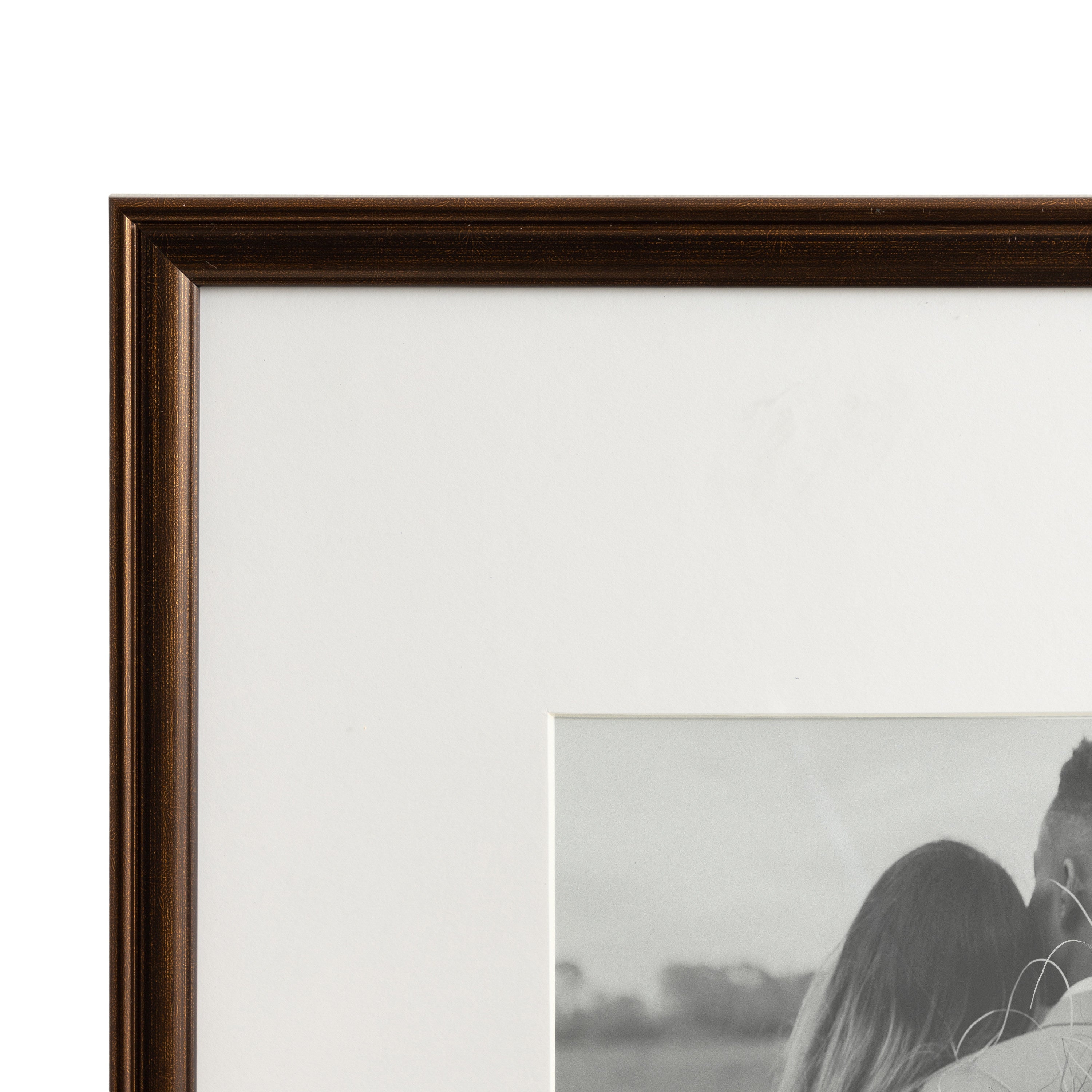 Wall Frame Bronze 14x18 matted to 11x14 3