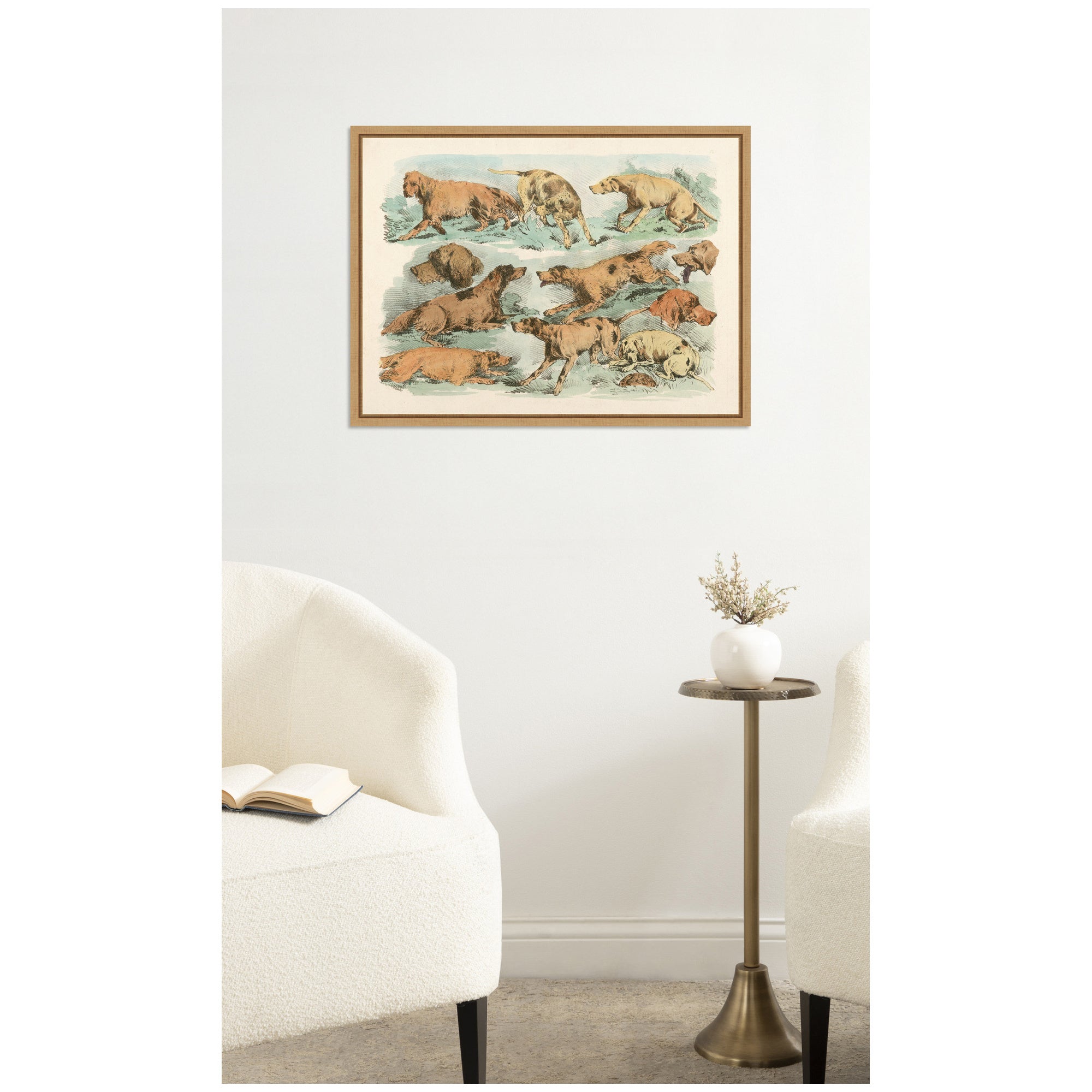 Framed Canvas 24x18 Sylvie Natural 5