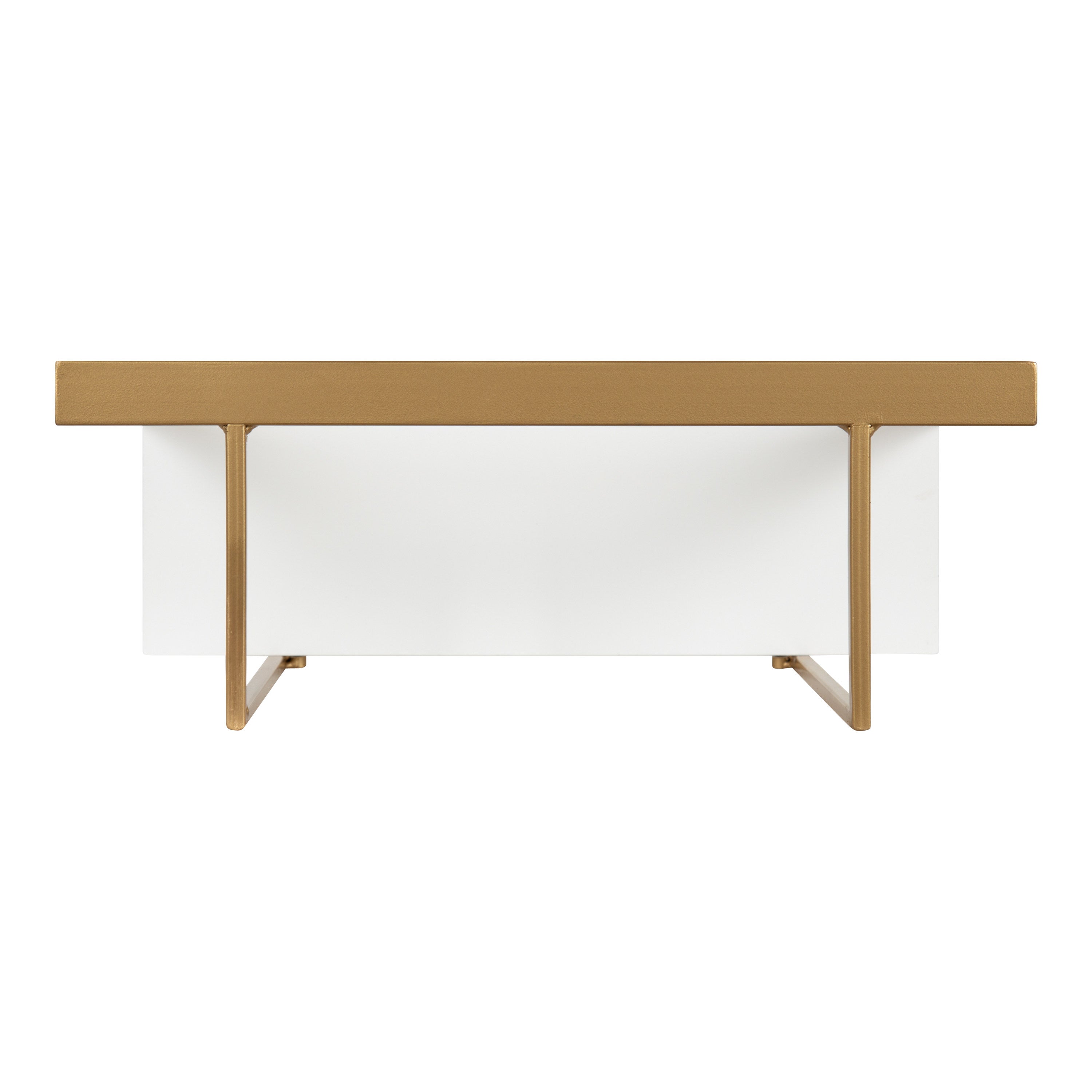Accent Shelf 15x32 White Gold 6