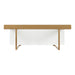 Accent Shelf 15x32 White Gold 6