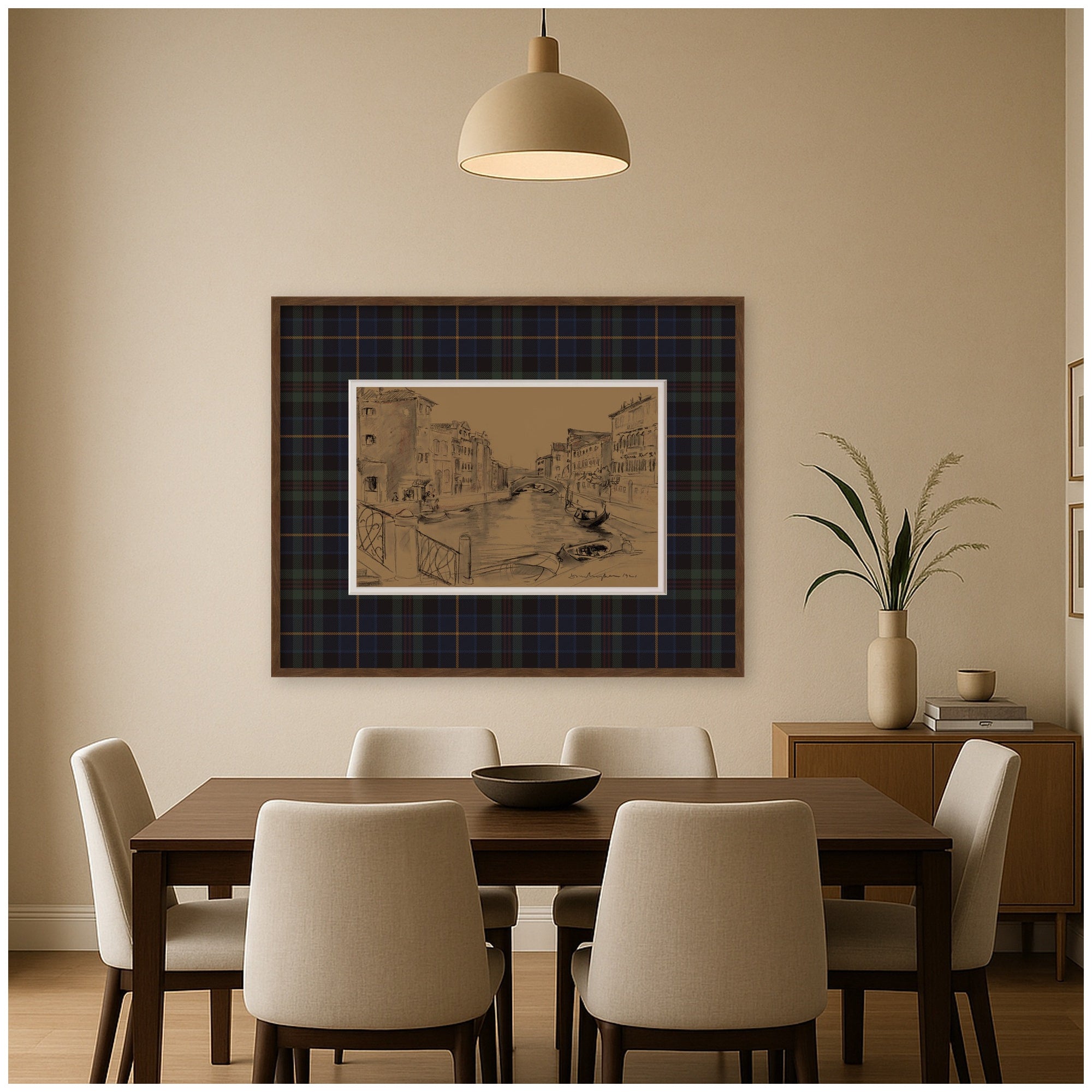 Framed Art 41x33 Carlisle Brown Narrow 6