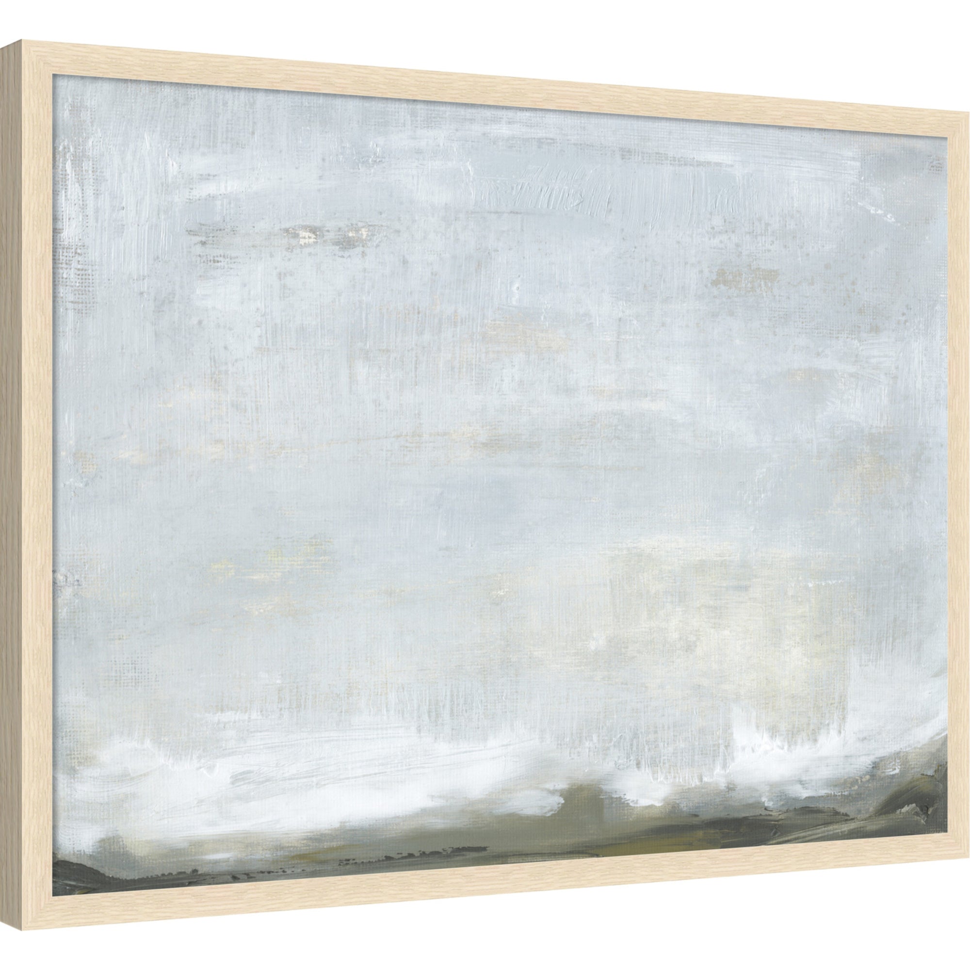 Mounted Canvas 38x29 Woodgrain Stripe Blonde 5