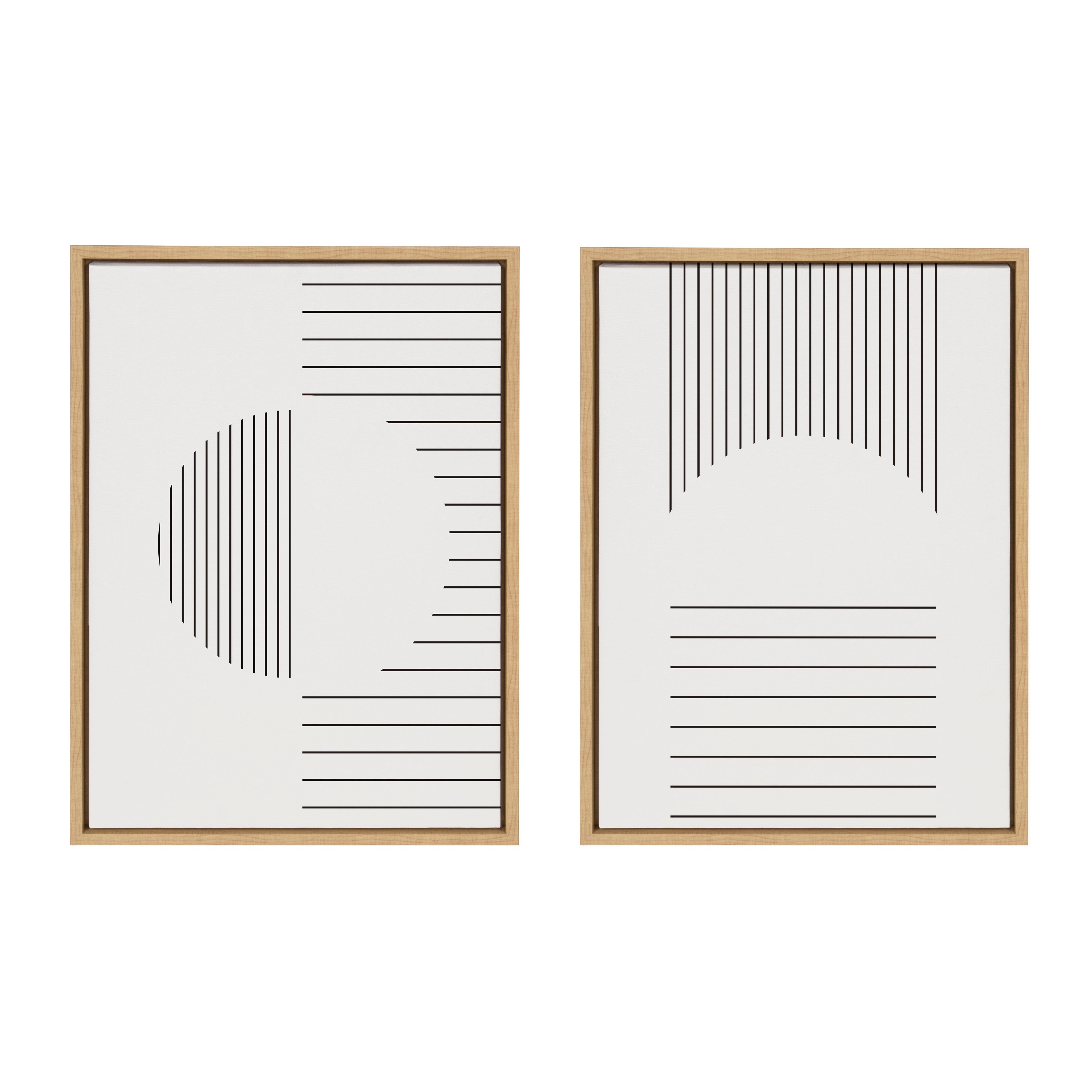 Art Set 2 Piece Set 18x24 Sylvie Natural 2