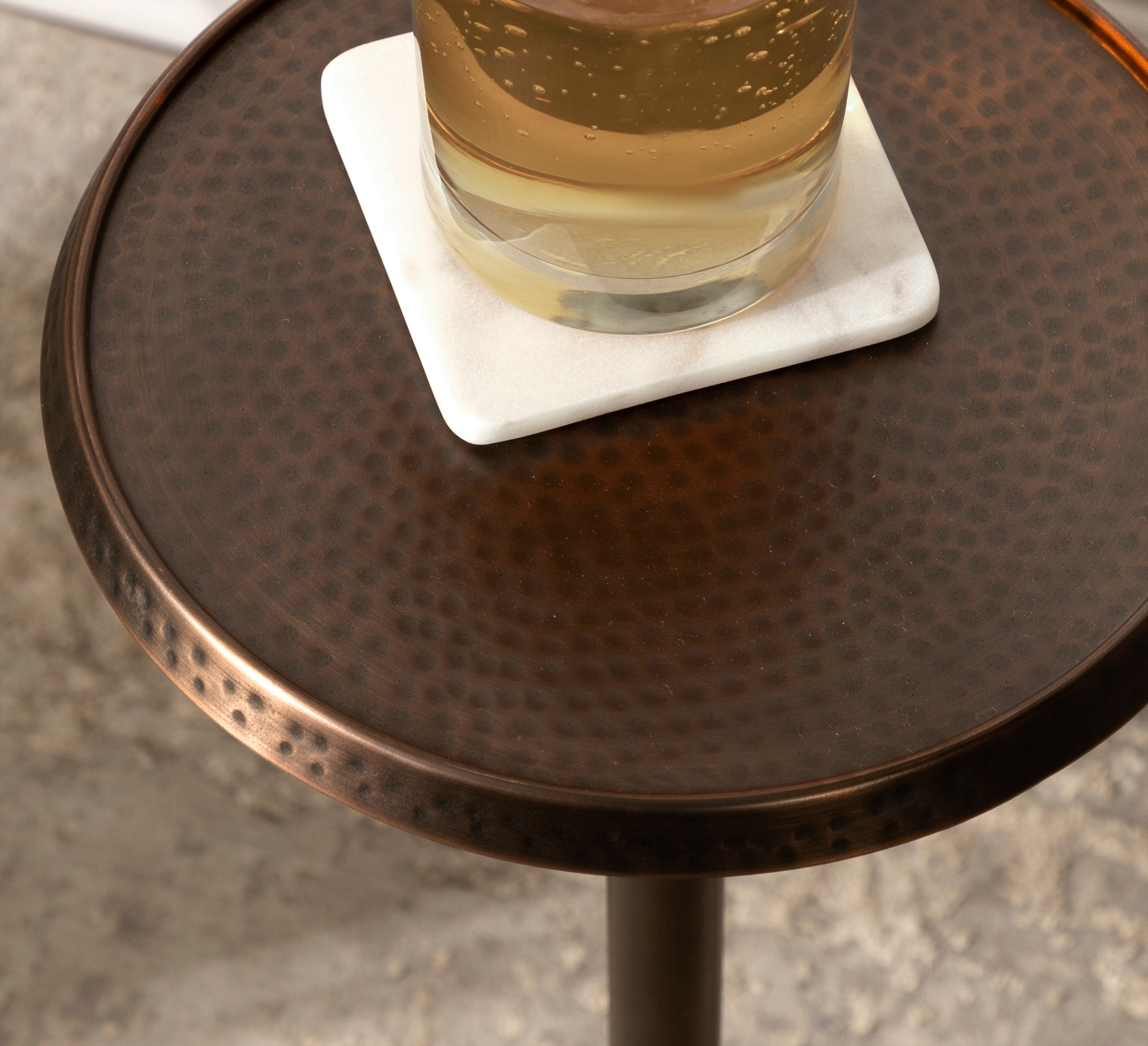 Drink Table Bronze 9x9x23 7