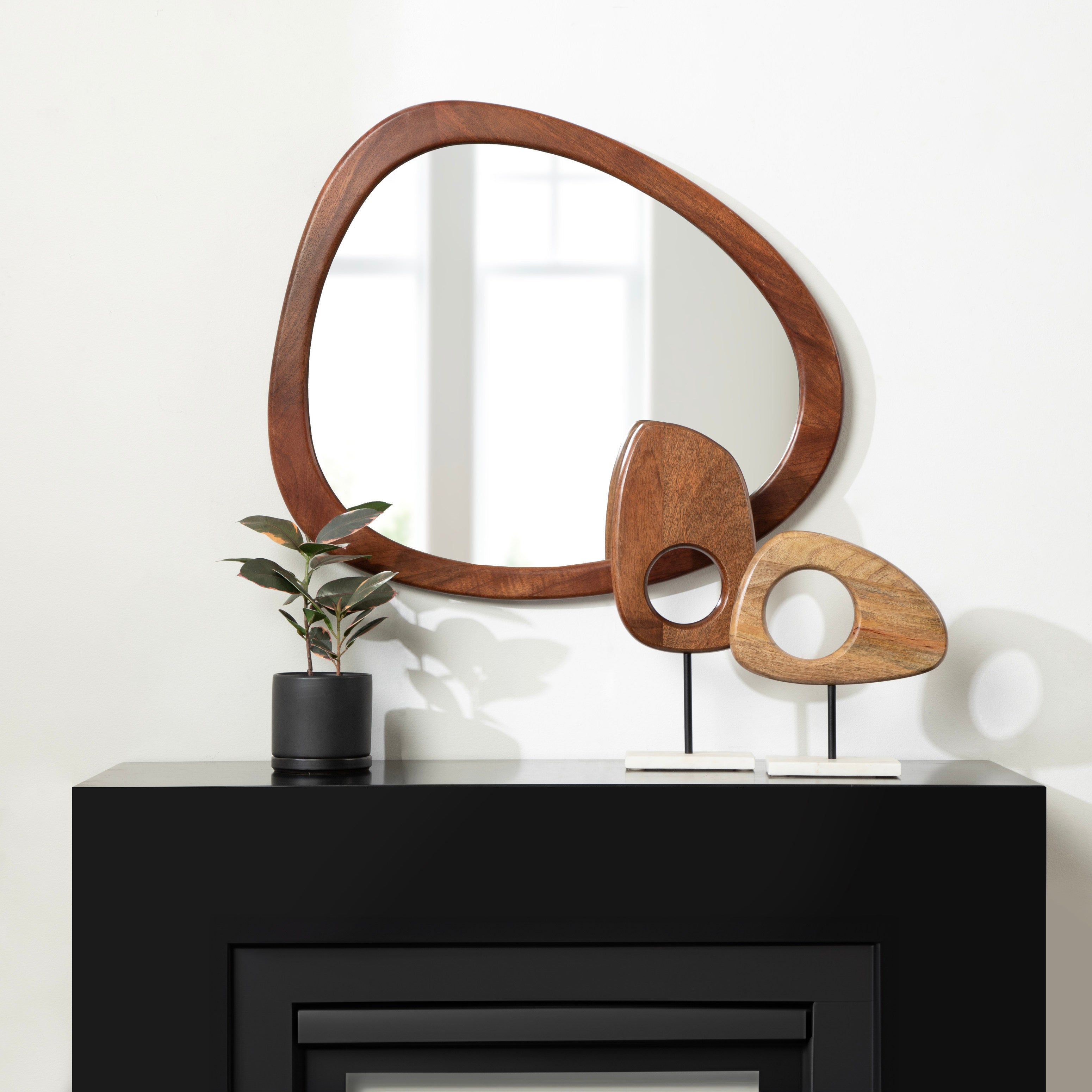 Yoakes Wood and Marble Art Sculptures
