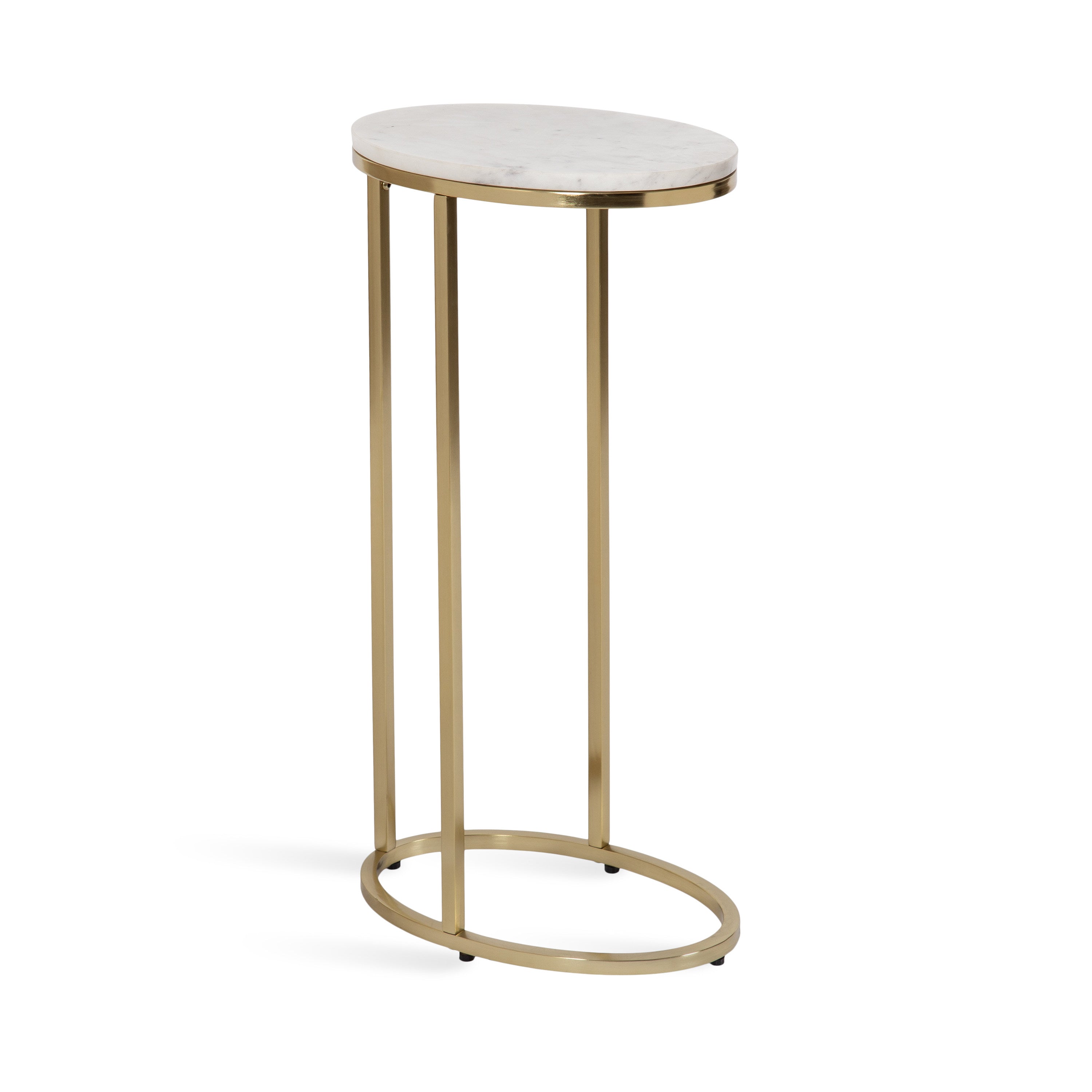 C Table White Gold 14x9x28 1