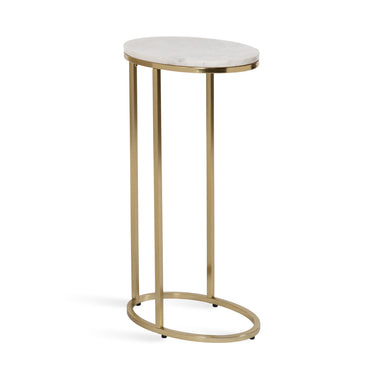 C Table White Gold 14x9x28 1