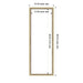 Dry Erase Board Castellan Distressed White 14x38 2