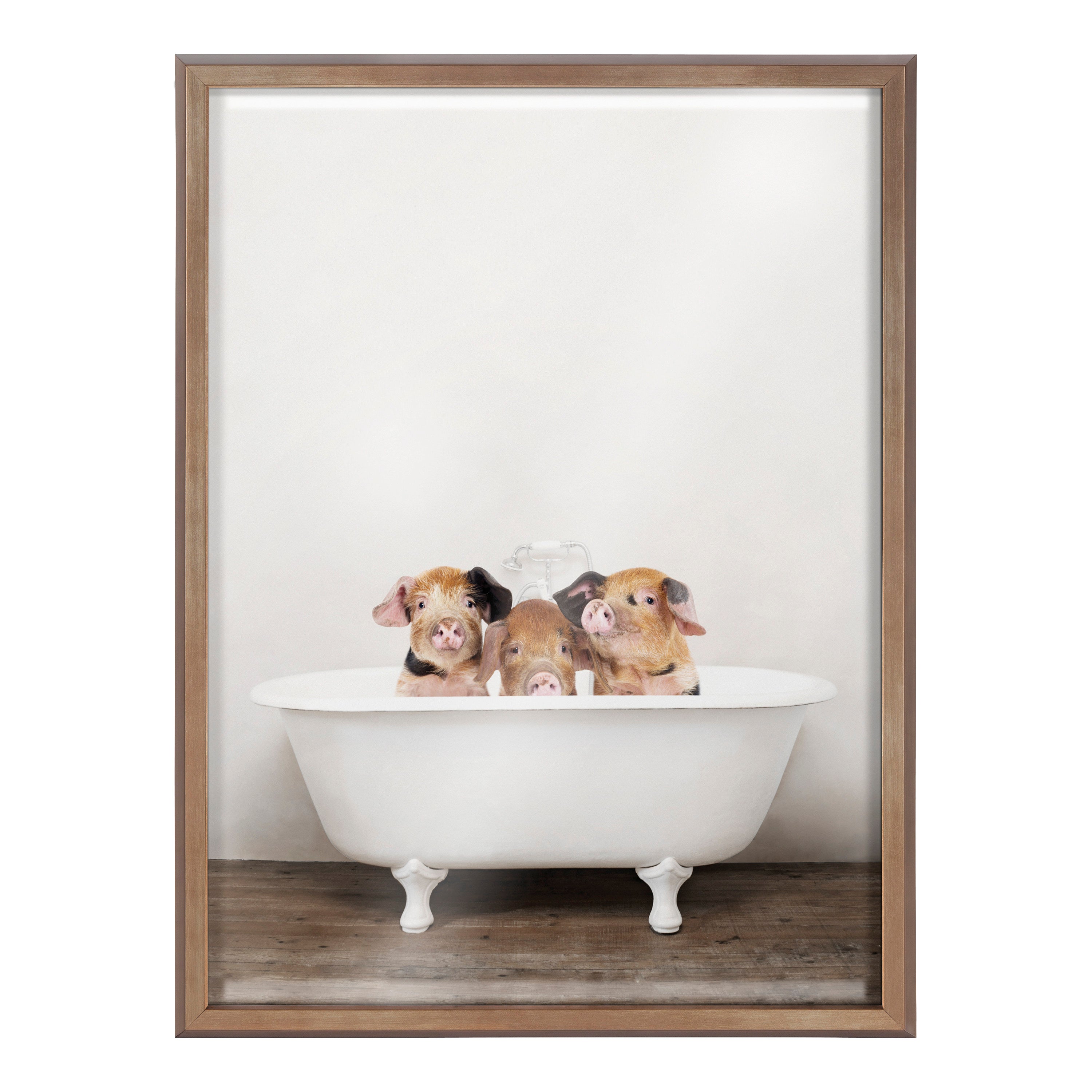 Framed Printed Art Blake Gold 18x24 2