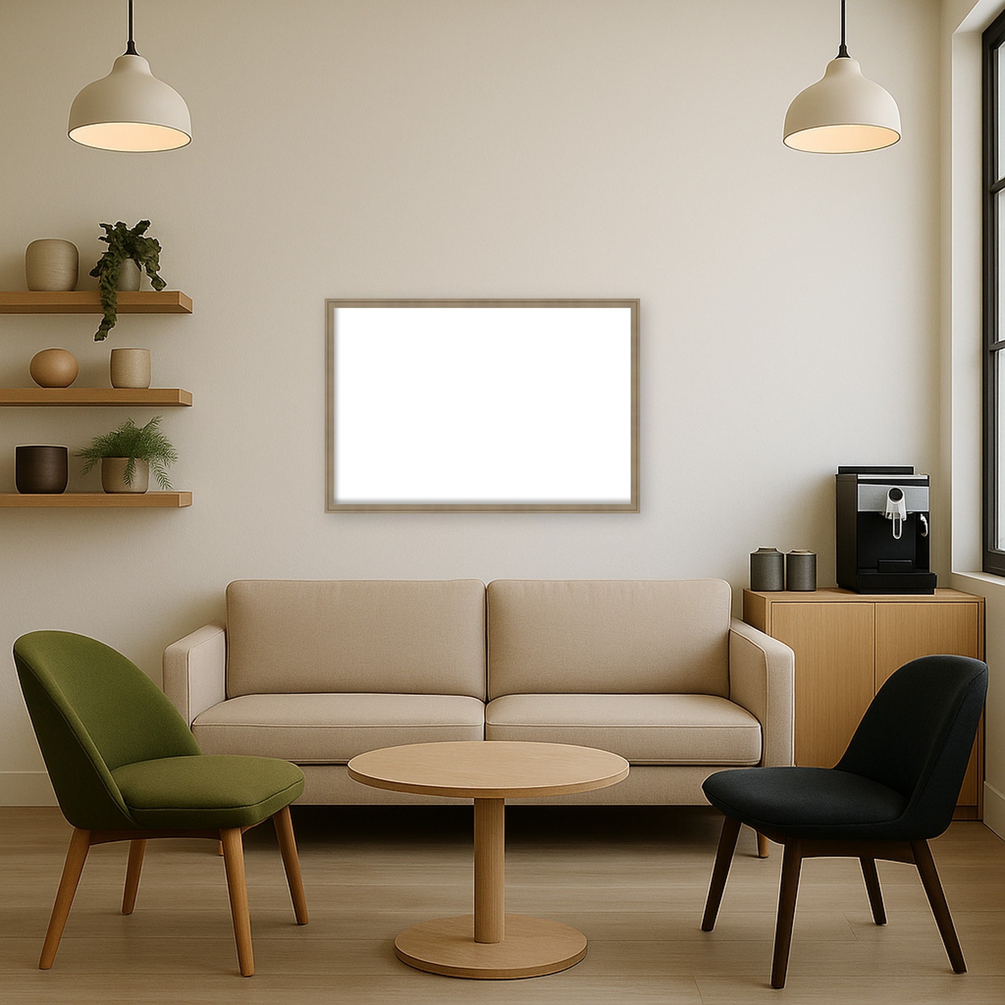 Dry Erase Board Florence Light Brown 26x38 5