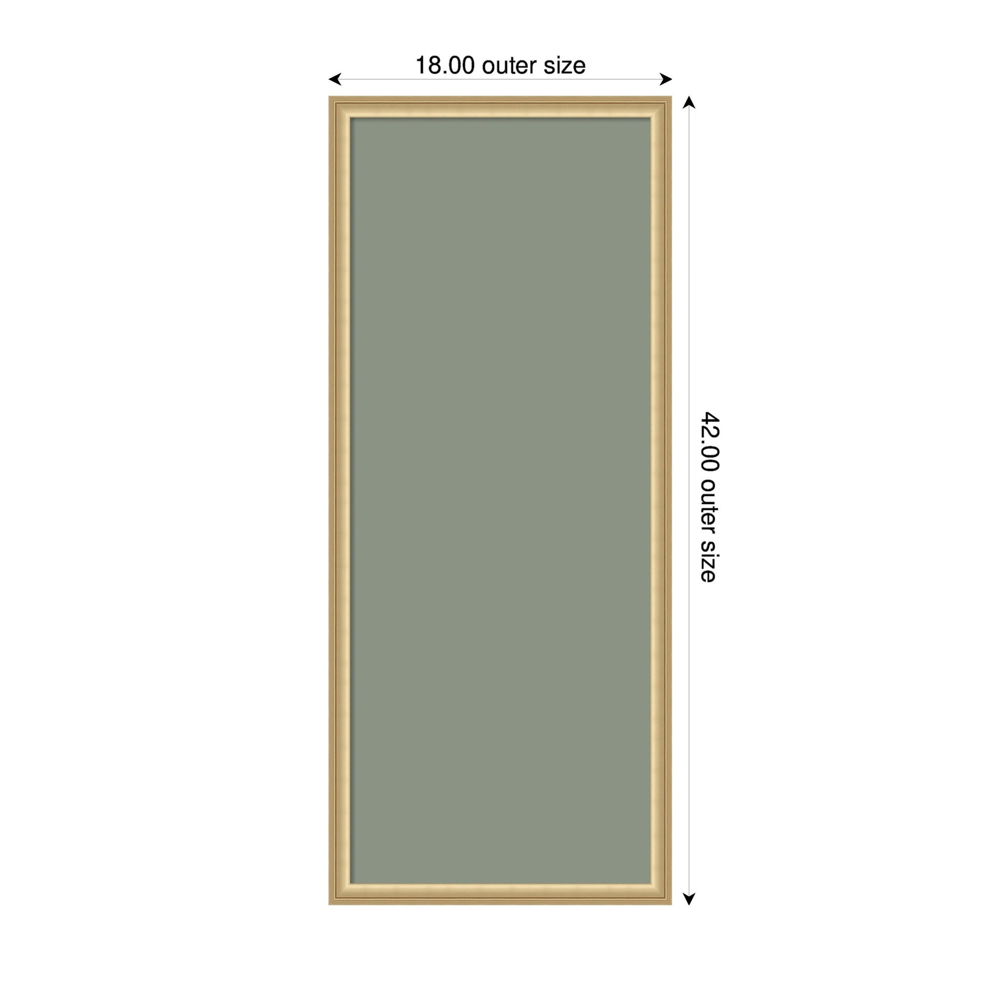 Pinboard Florence Gold 18x42 2