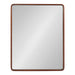 Rectangle Mirror Dark Brown 24x30 5