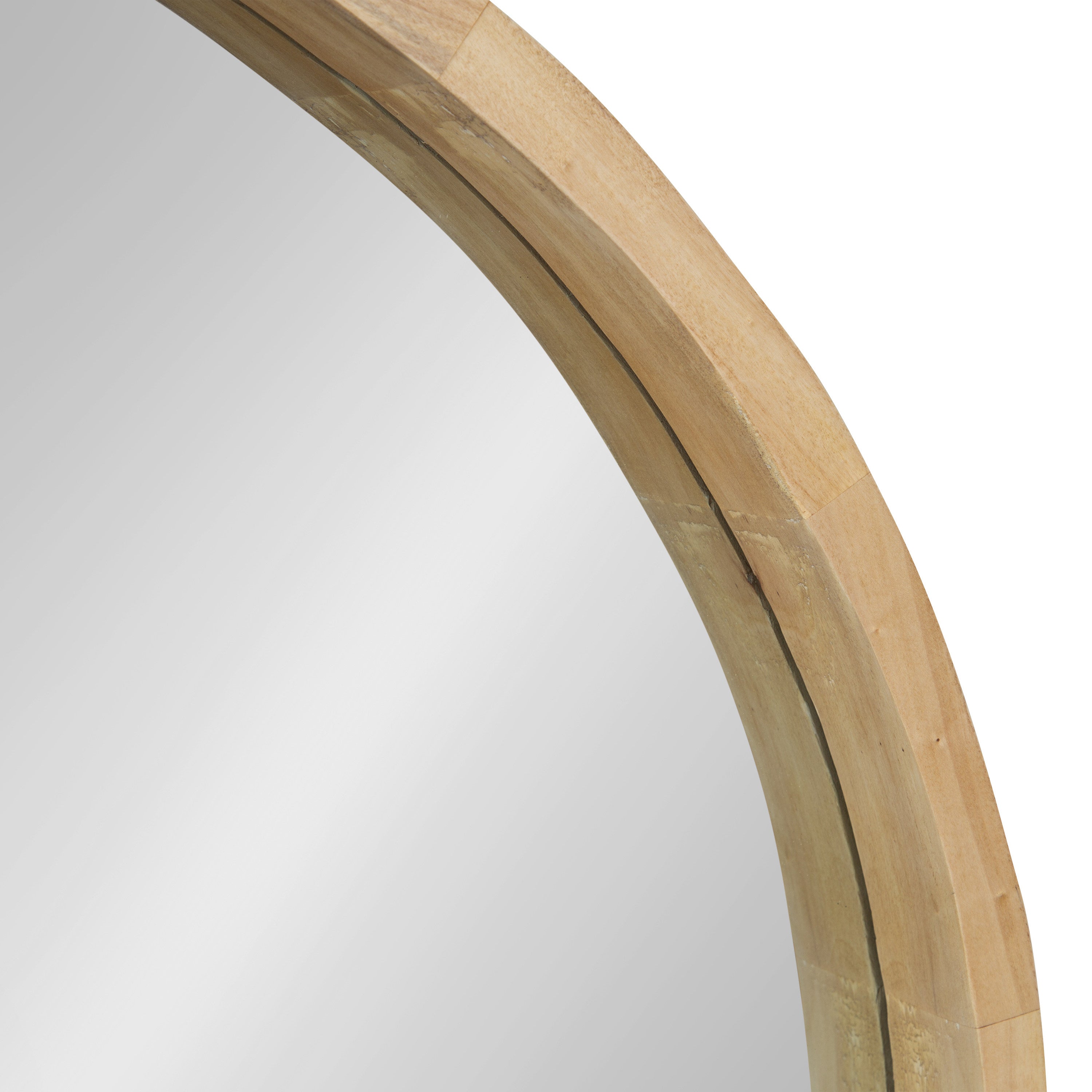 Round Mirror Natural 30" Diameter 3