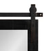 Rectangle Mirror Black 18x50 3