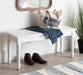 Bench White 42x14x19 7