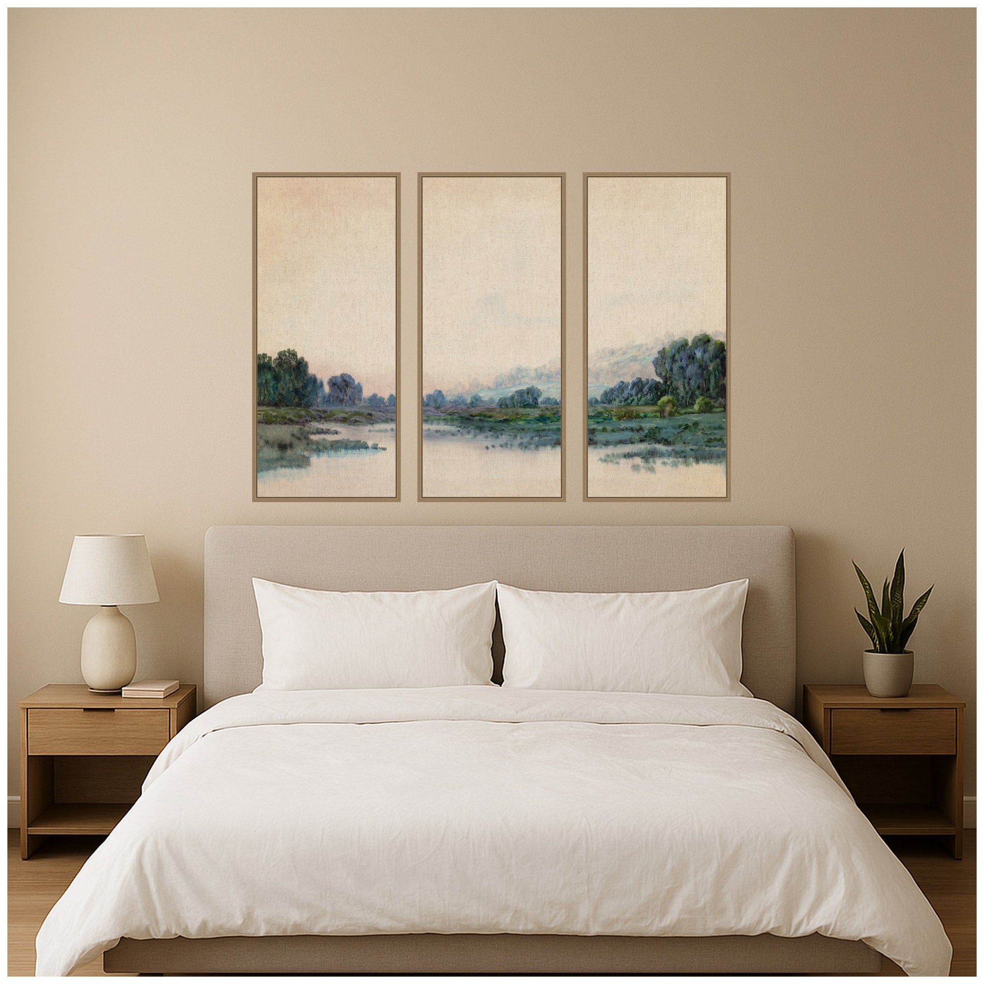 Art Set Sylvie Dark Gold 3 Piece Set 18x40 5