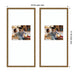 Wall Frame Belvedere Bronze 14x30 matted to 8x10 2