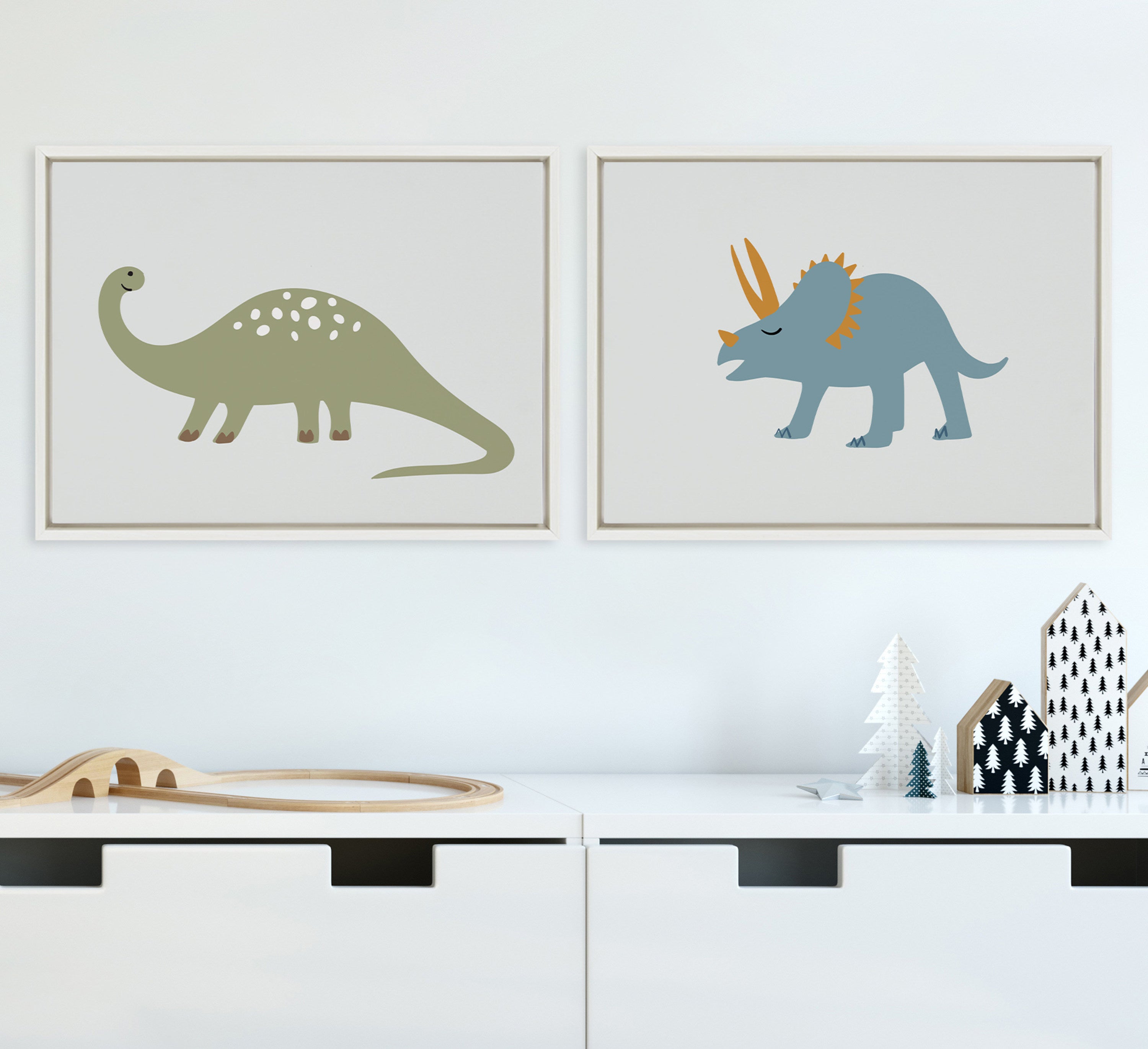 Art Set Sylvie White 2 Piece Set 18x24 5