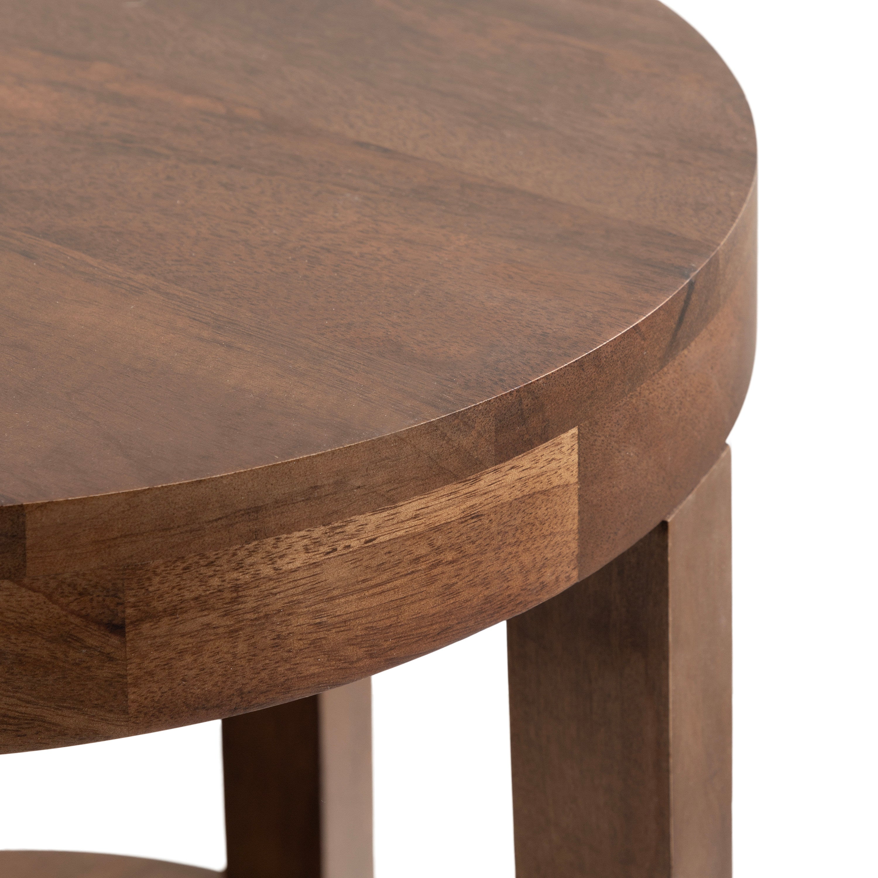 Side Table Walnut Brown 16x16x24 3