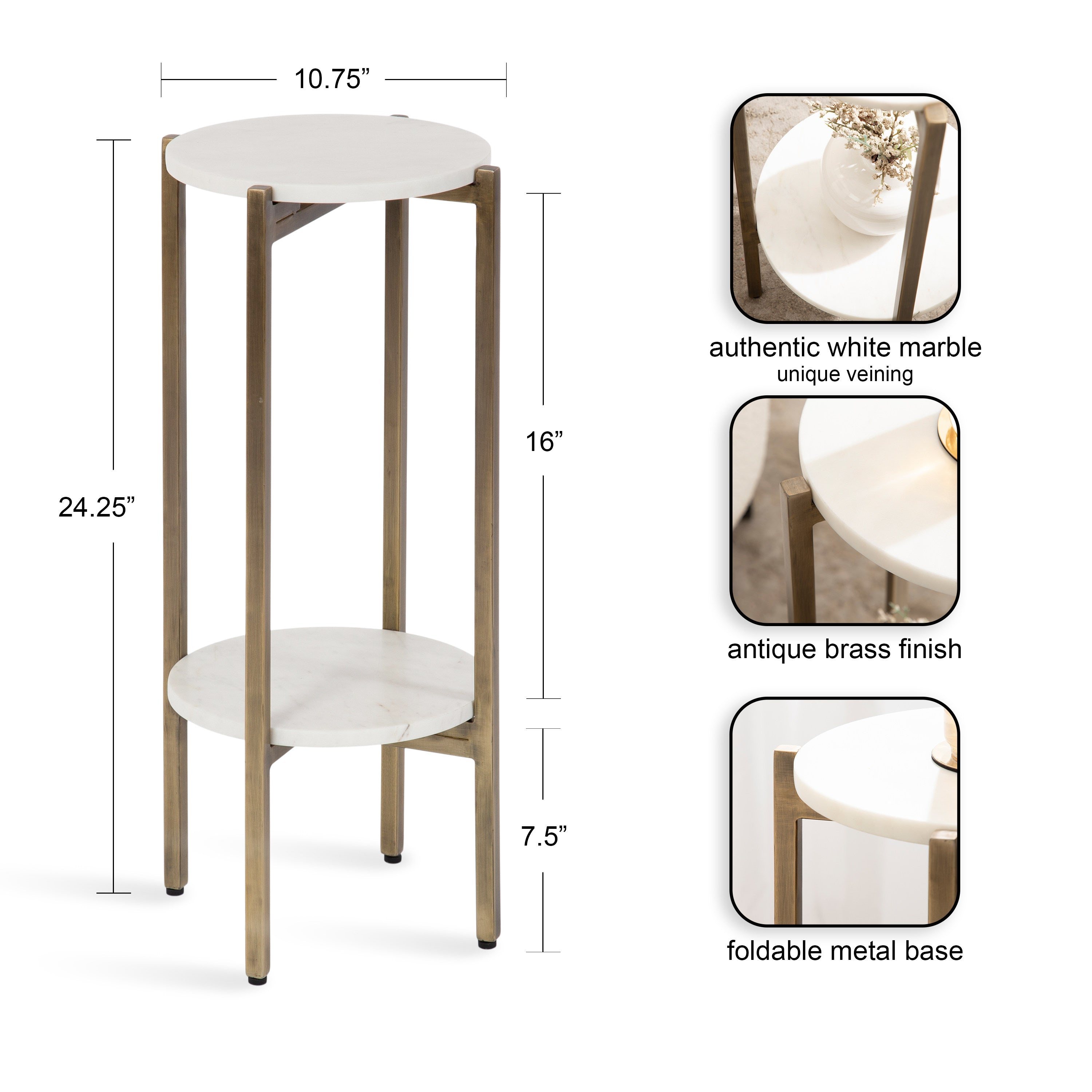 Moxley Round Accent Table