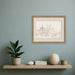 Framed Art Florence Light Brown 22x18 6